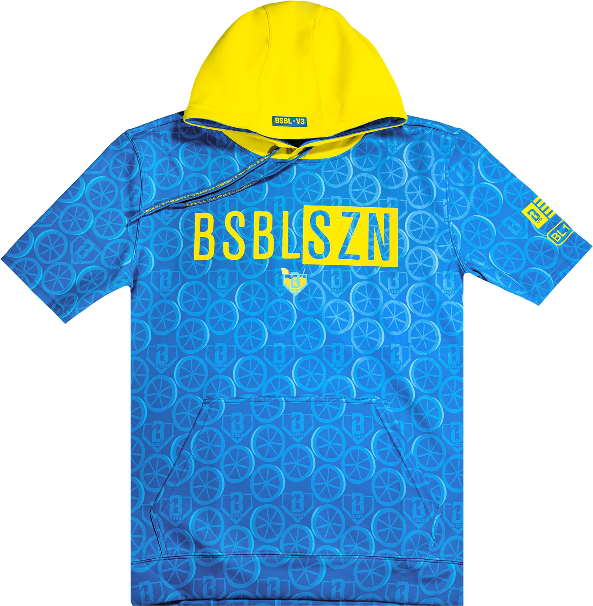swagginboys パーカーs Baseball Lifestyle 101 Men's Lemonade BSBL-SZN V3 Short Sleeve