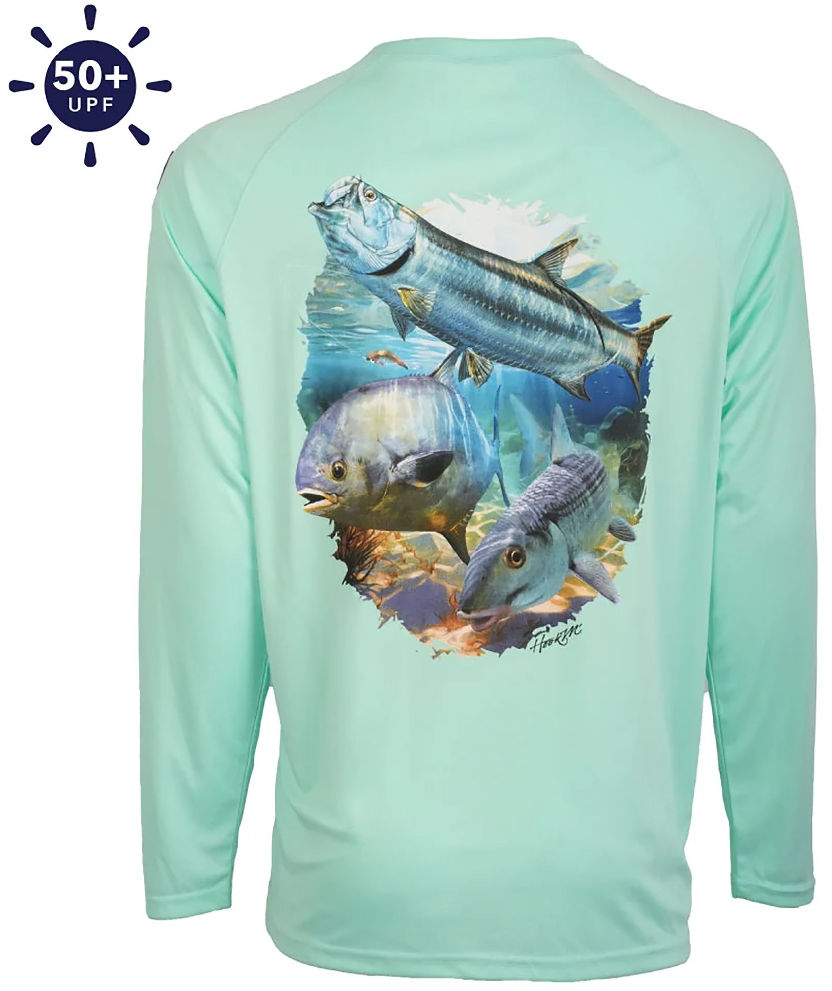 Bimini Bay Outfitters Hook 'M Flats Slam Performance Long Sleeve