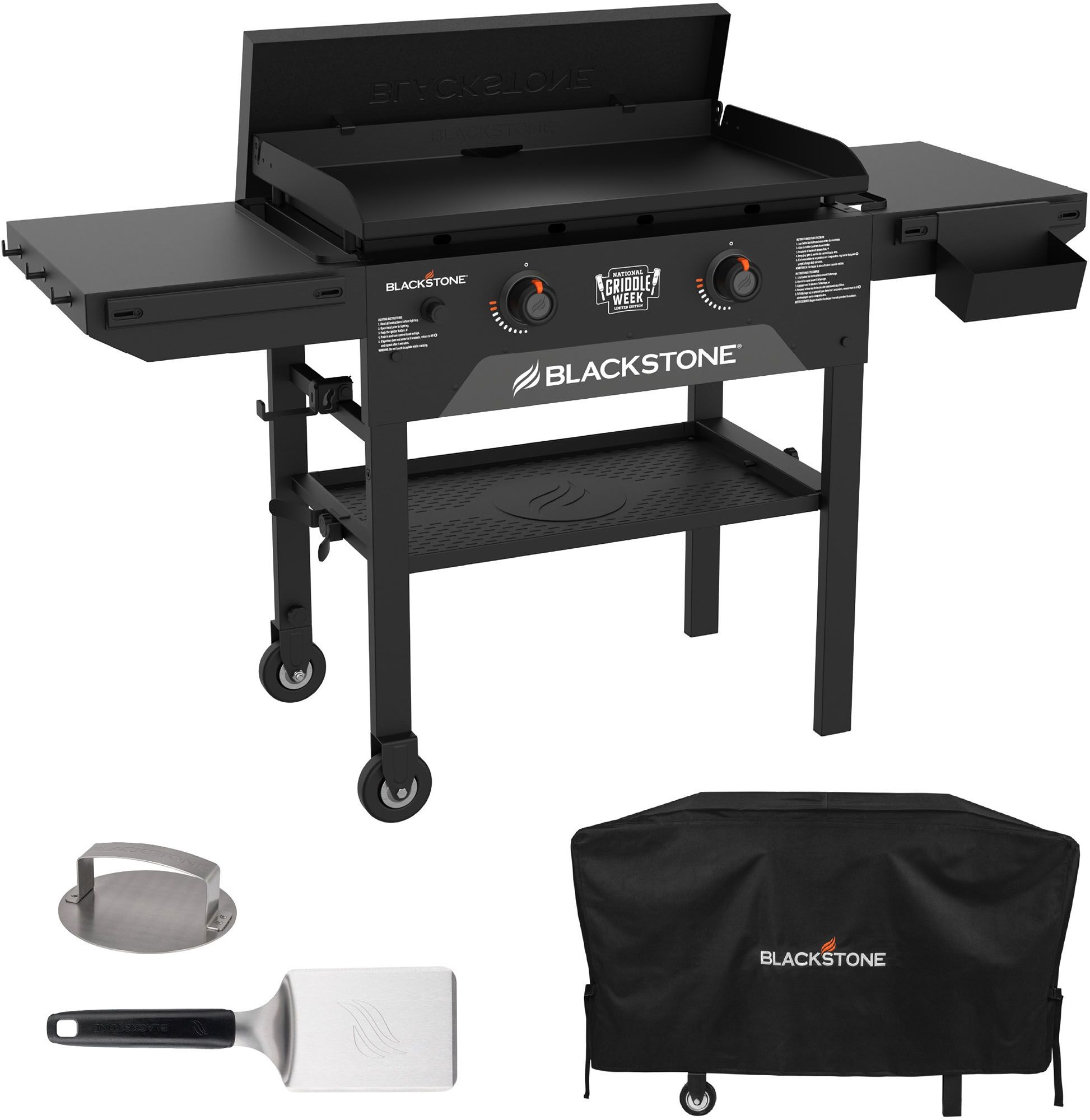 Blackstone 28” Griddle, Hard Cover & Accessories Bundle