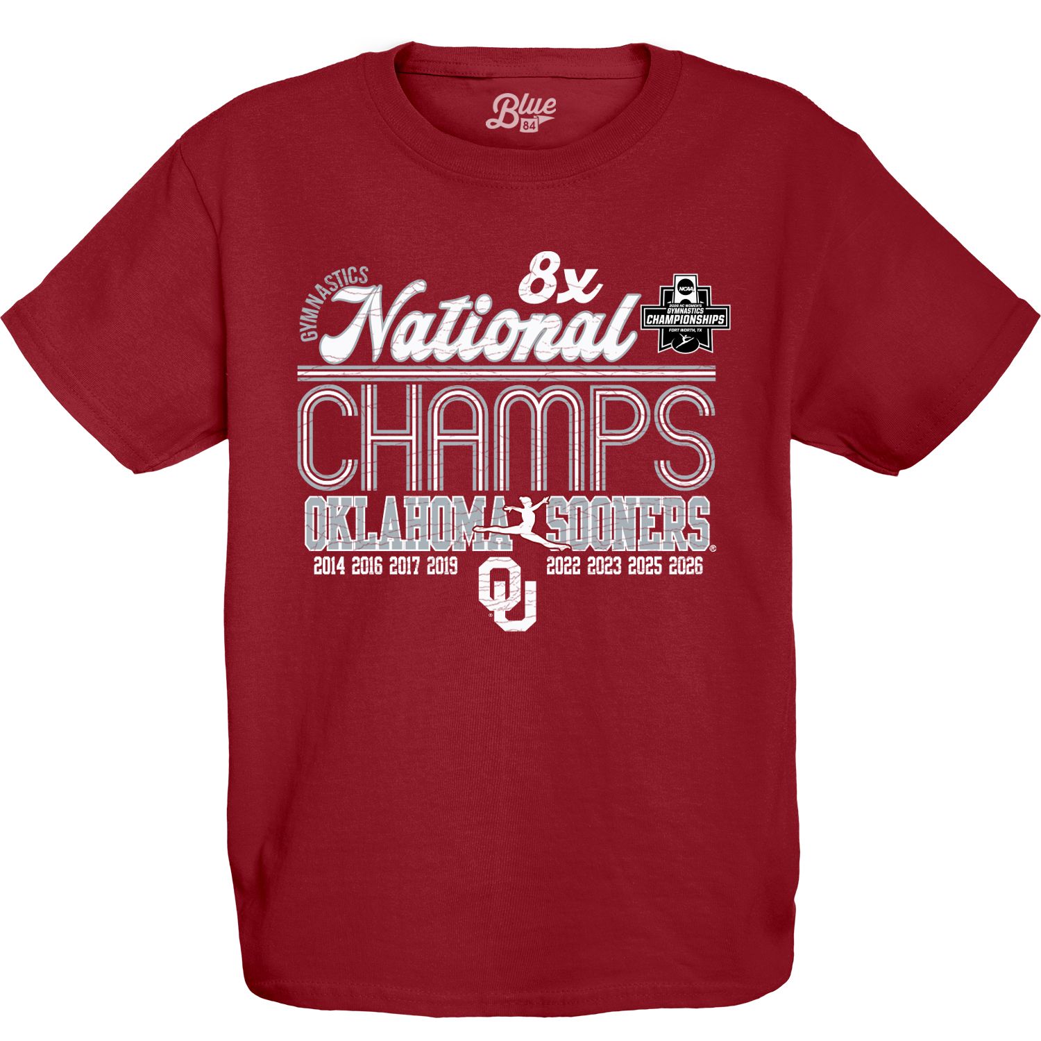 Blue 84 Youth 2026 Women's Gymnastics National Champions Oklahoma