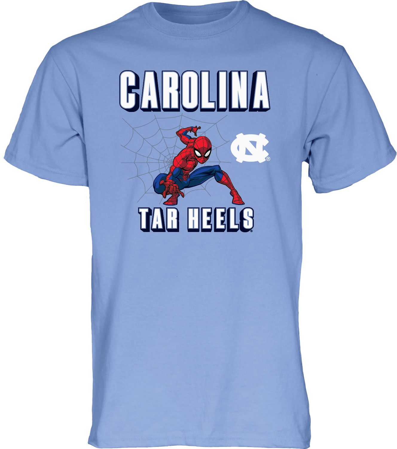 Blue 84 Men's North Carolina Tar Heels Spider-Man T-Shirt | Dick's