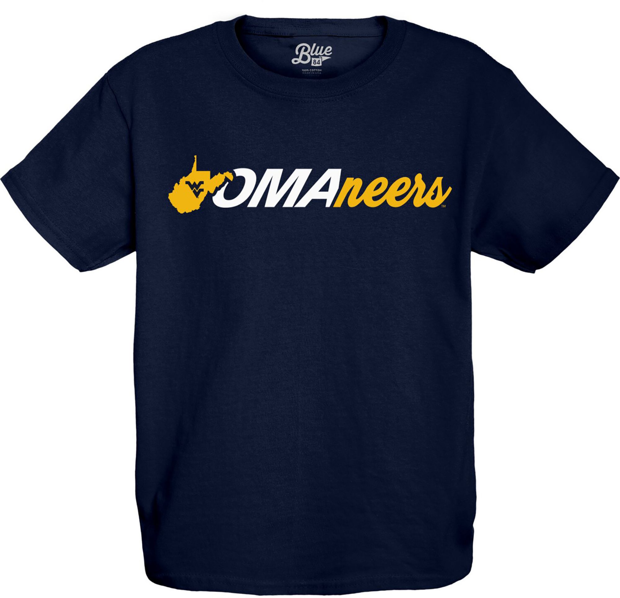 Blue 84 Youth West Virginia Mountaineers Baseball 