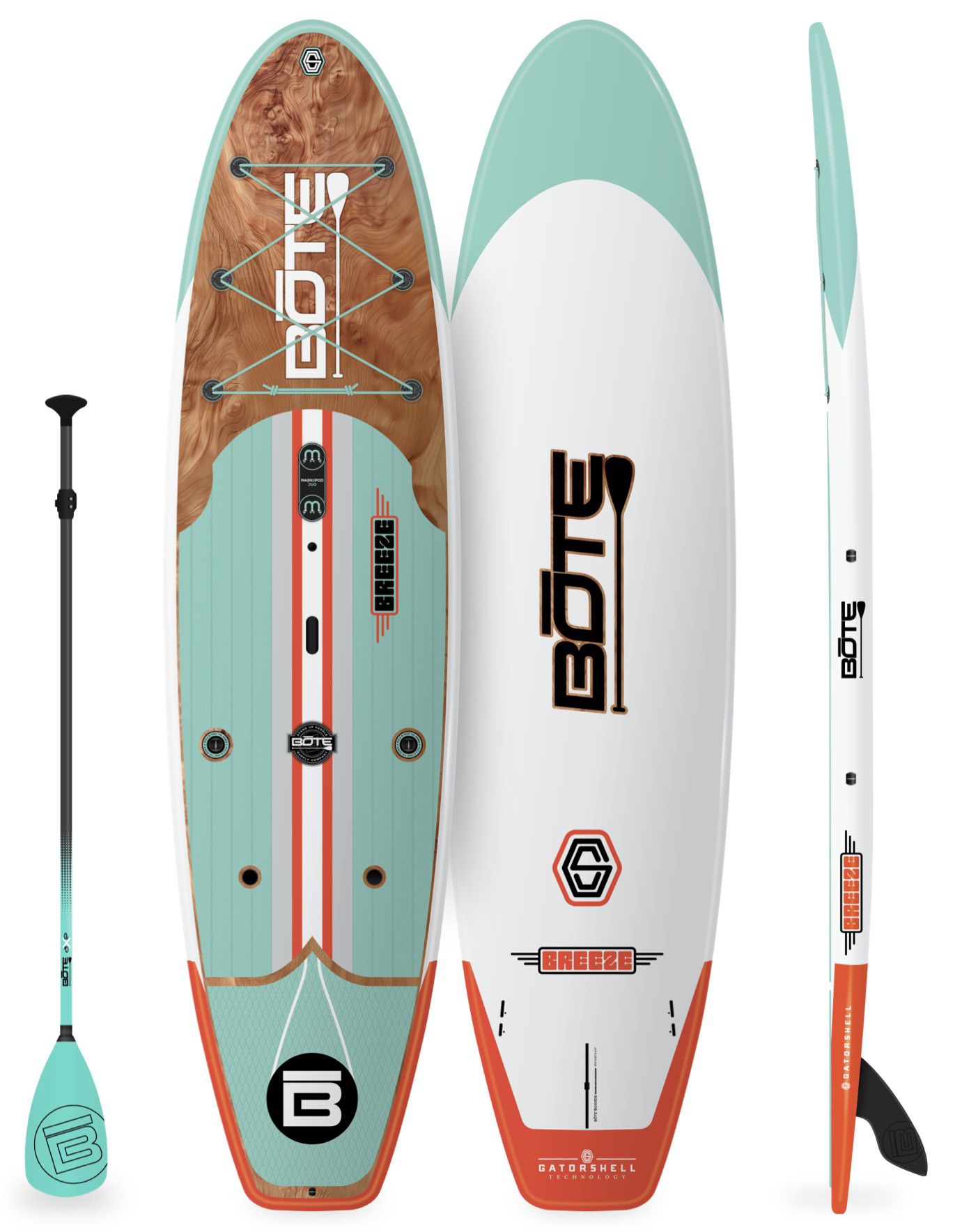 Breeze Gatorshell 10.6' Classic ボード BOTE Breeze Gatorshell Paddle Board | Dick's Sporting Goods