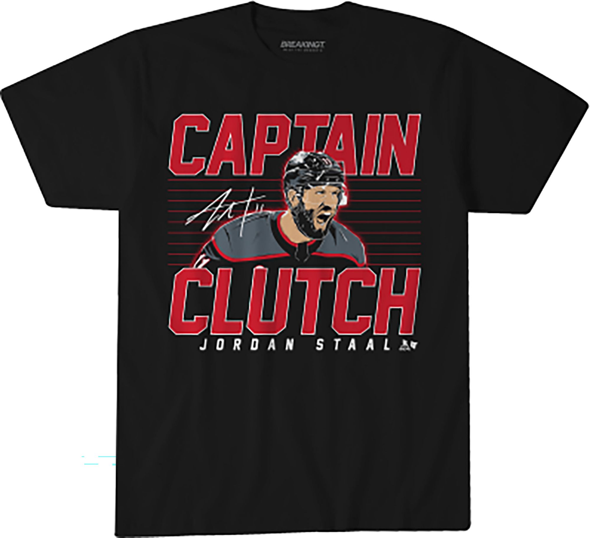 BreakingT Adult Carolina Jordan Staal Capt'n Clutch T-Shirt