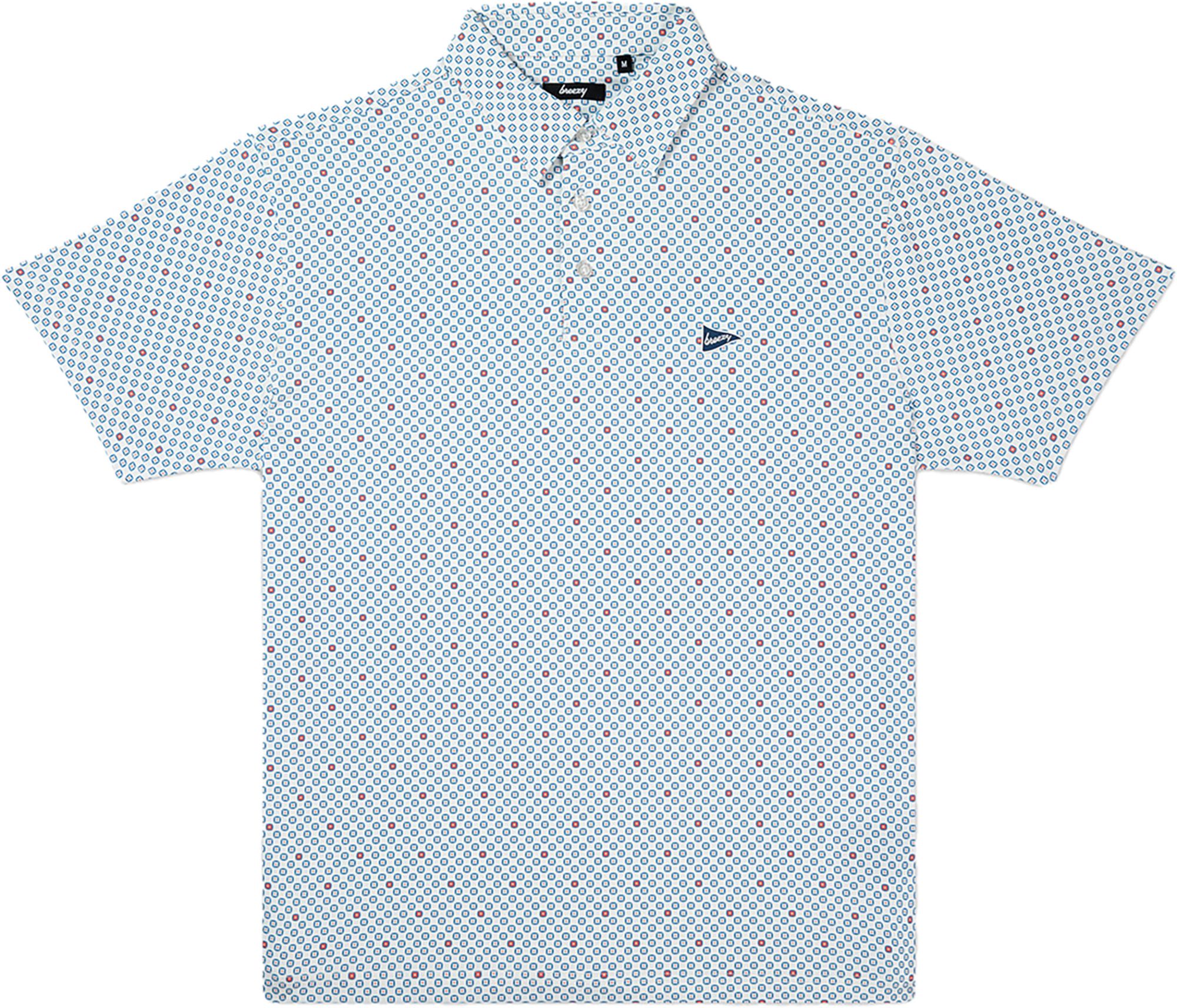 Breezy Golf Men's The American Geo Golf Polo | Dick's Sporting Goods