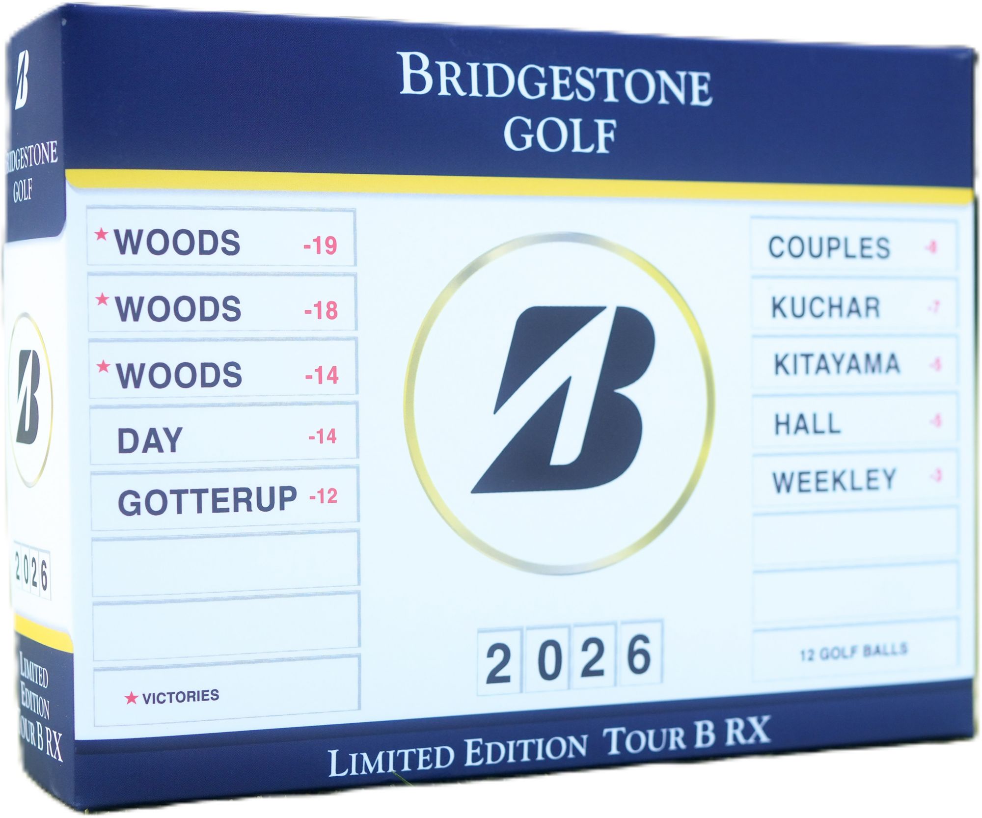 Bridgestone Tour B RX Leaderboard Limited Edition Golf Balls