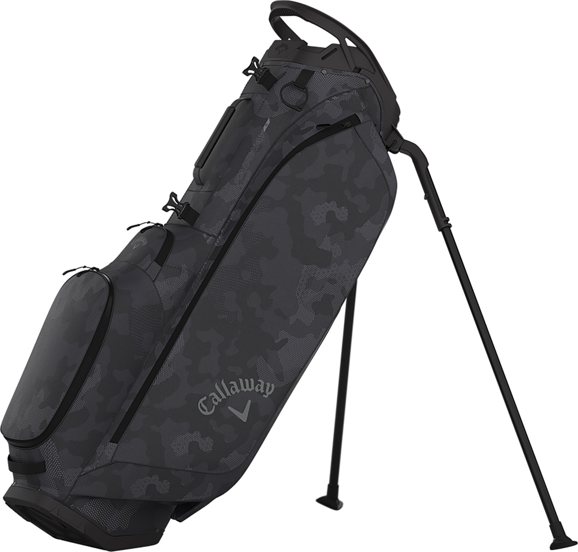 Callaway ゴルフ フェアウェイ プラス スタンドバッグ (ブラック迷彩) (ブラック迷彩) スタンドバッグ Callaway プラス フェアウェイ ゴルフ