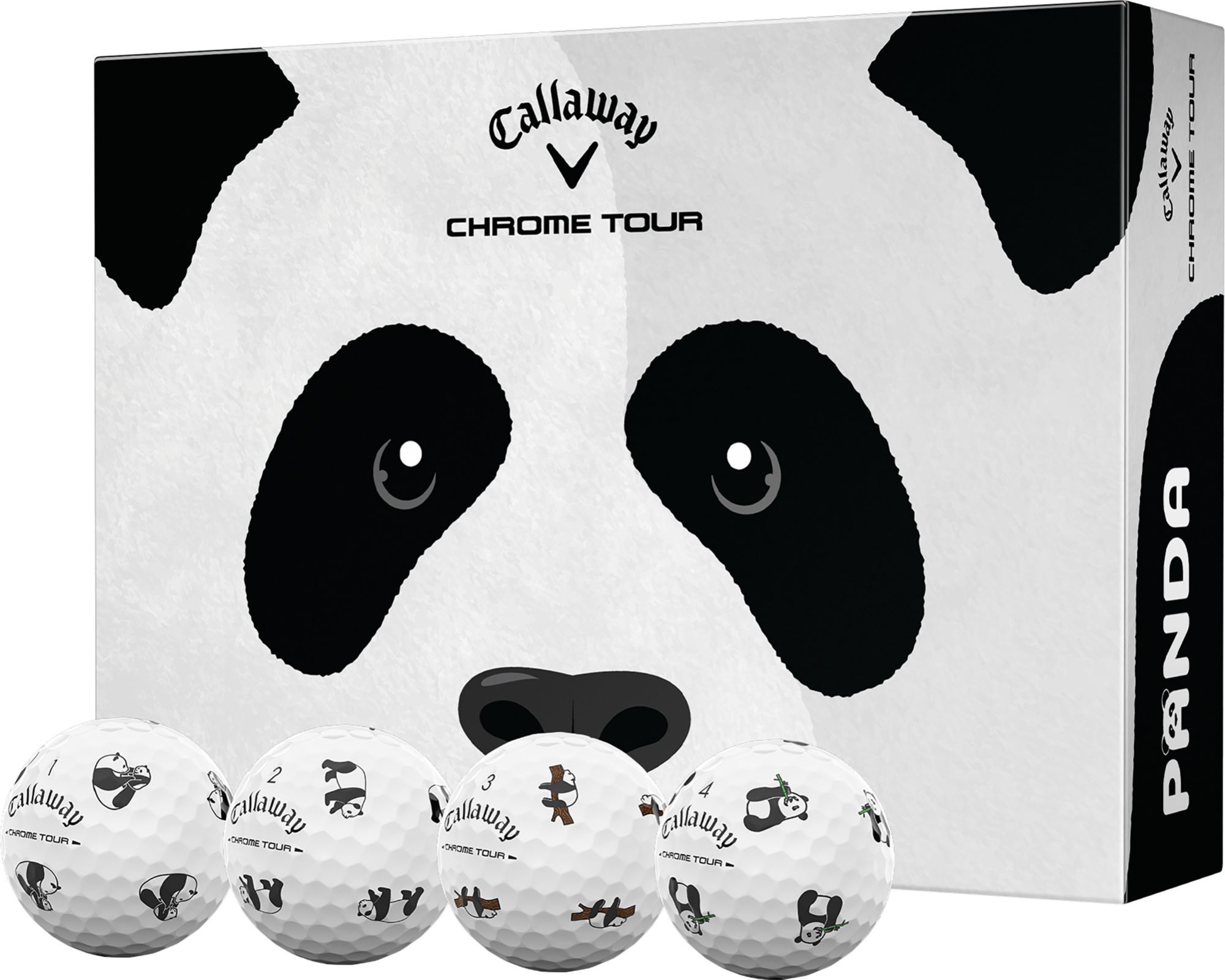 たる未使用 NIKE GOLF ルナウェイバリー 26.5 白黒 Callaway 2026 Chrome Tour Pandas Golf Balls | Golf Galaxy