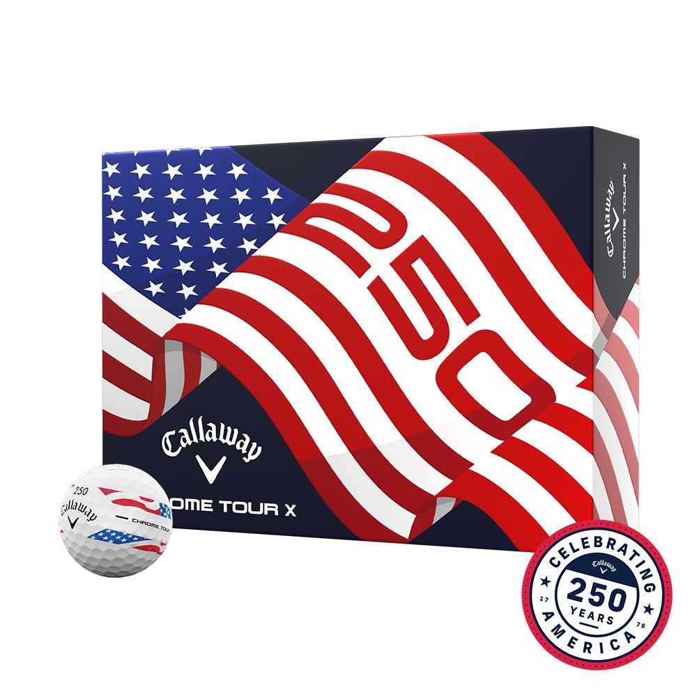Callaway USA 250 Chrome Tour X 360 Stripe Golf Balls | Dick's