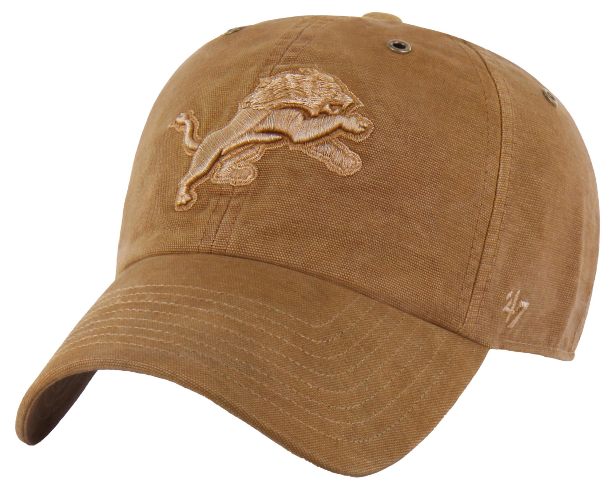 Carhartt x 47 Adult Detroit Lions Brown Dyed Clean Up Hat | Dick's