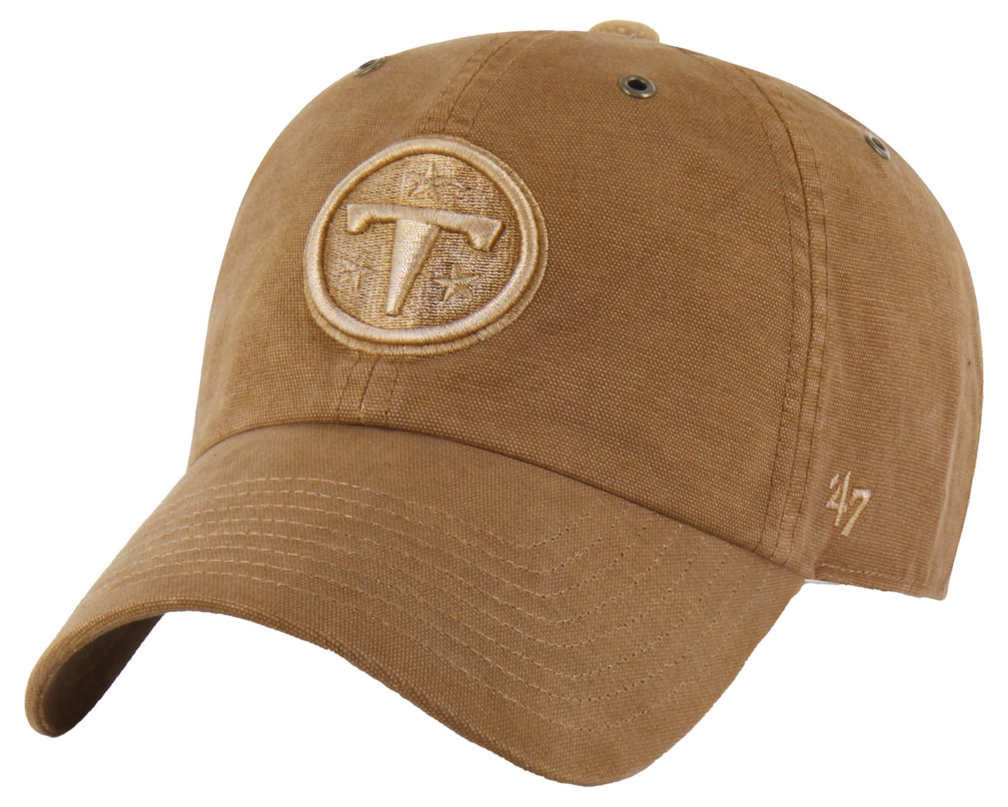 Carhartt x '47 Adult Tennessee Titans Brown Dyed Clean Up Hat