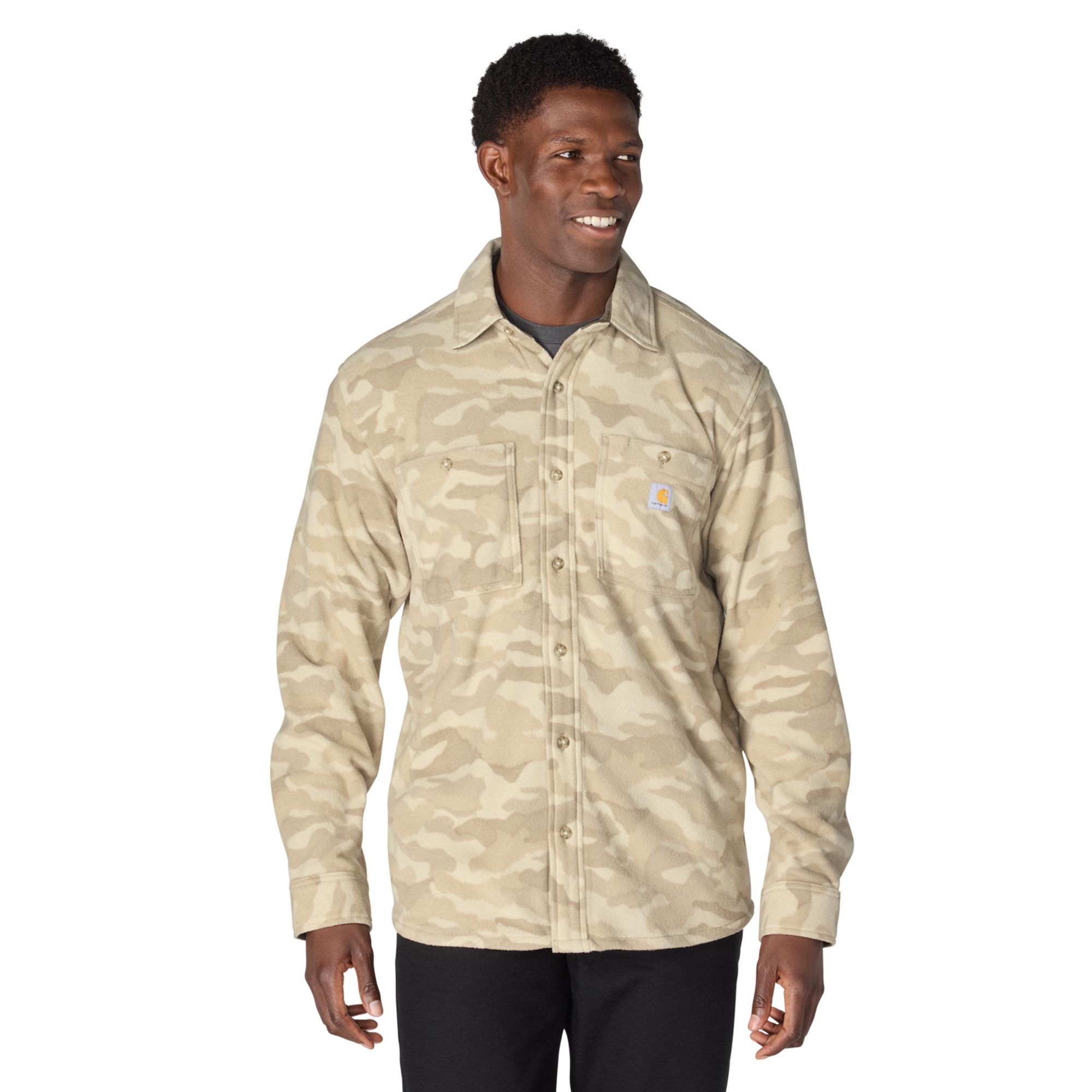 Carhartt Men's Seneca Loose Fit Long Sleeve Print Shirt | Dick's