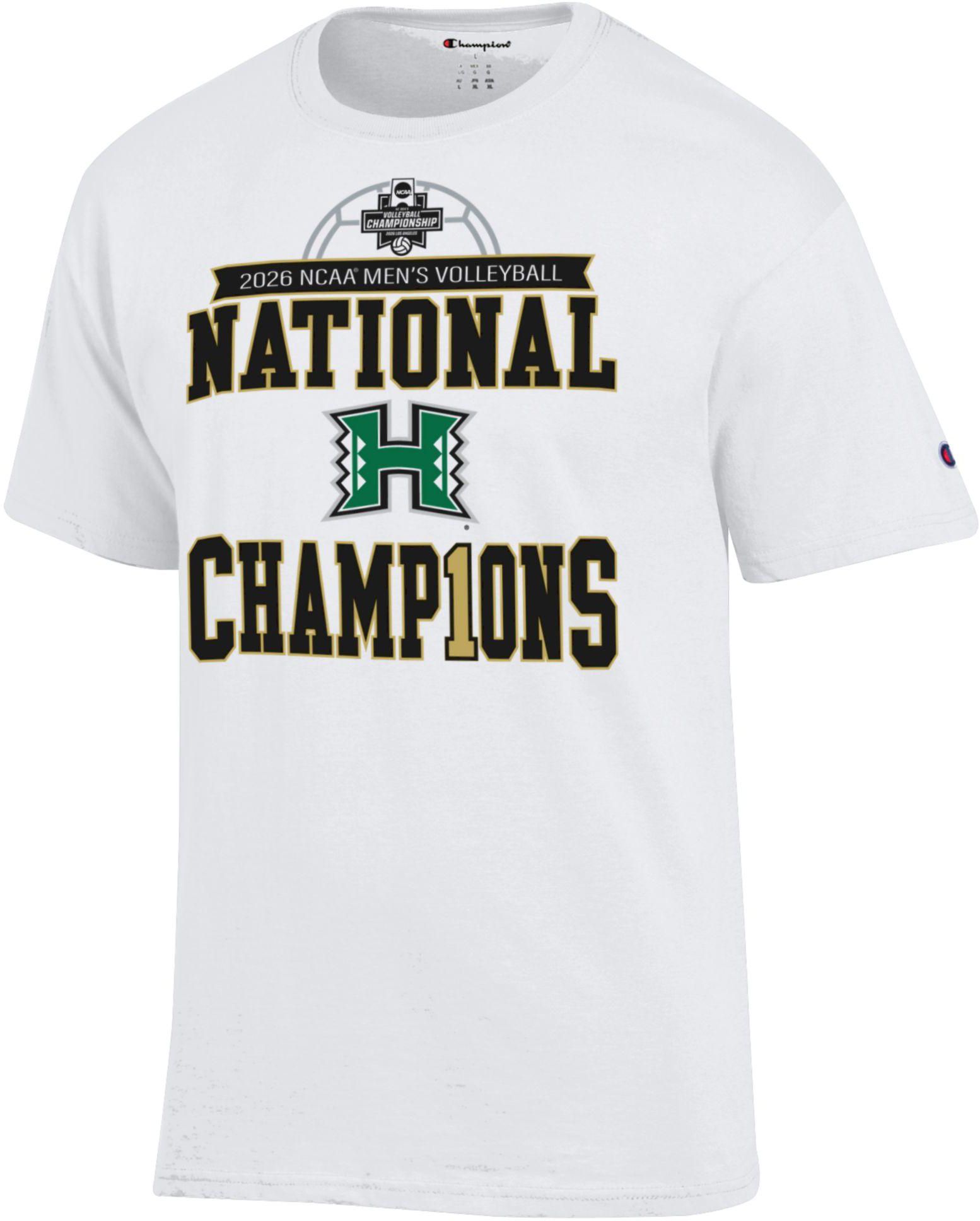 Champion Adult 2026 Men's Volleyball Champions Hawaii Warriors T
