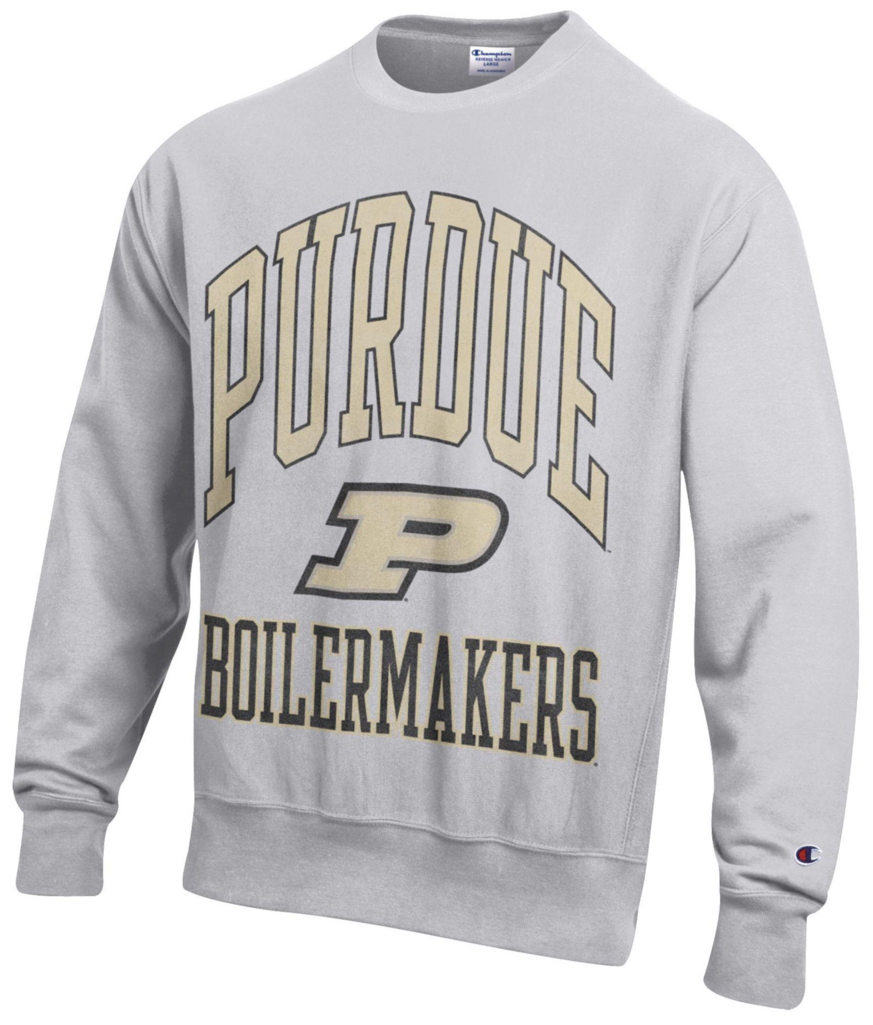 90s Champion Reverse Weave Purdue大学 XL Champion Men's Purdue Boilermakers Silver Gray Reverse Weave