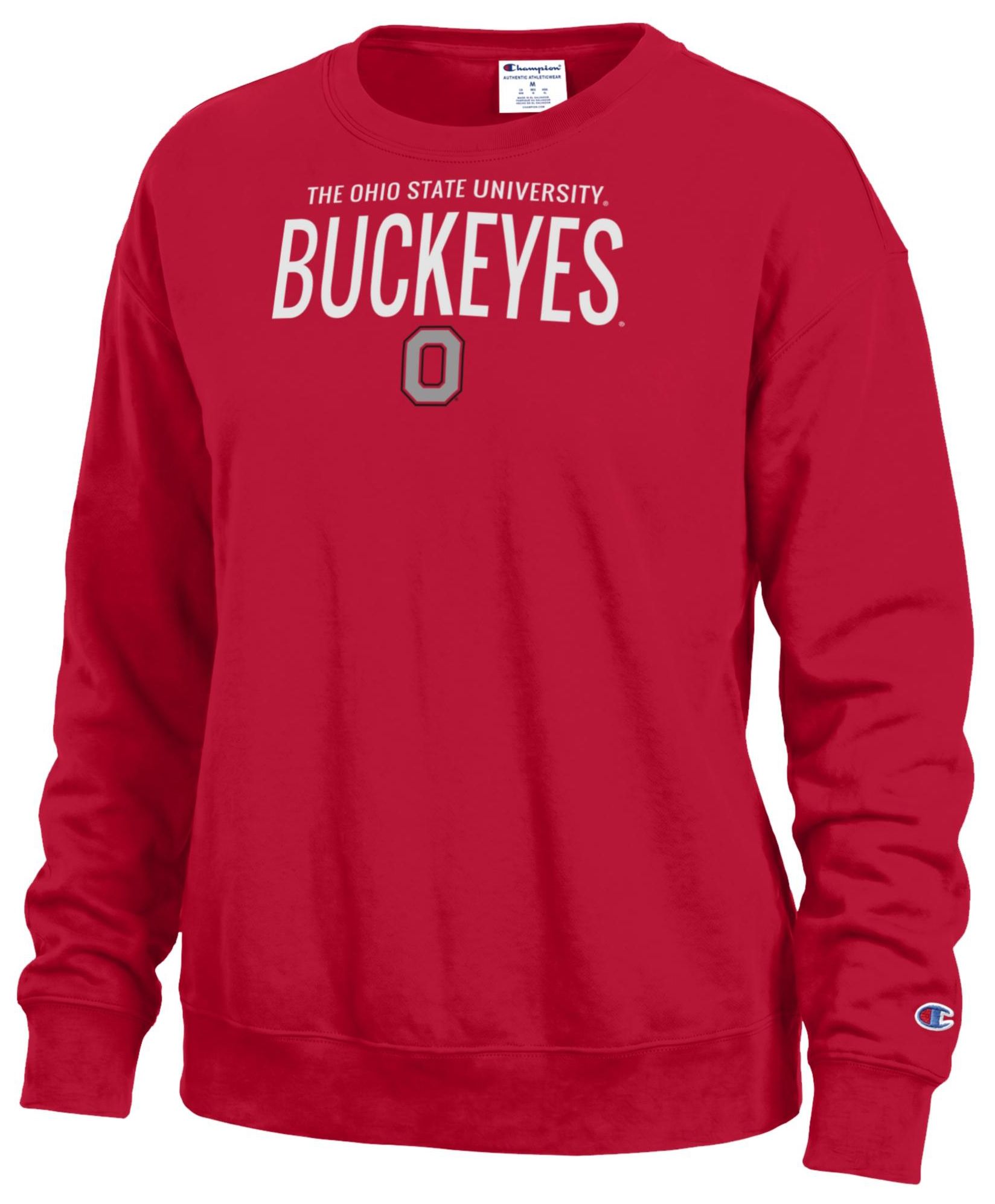 Champion Women's Ohio State Buckeyes Red Powerblend Fleece