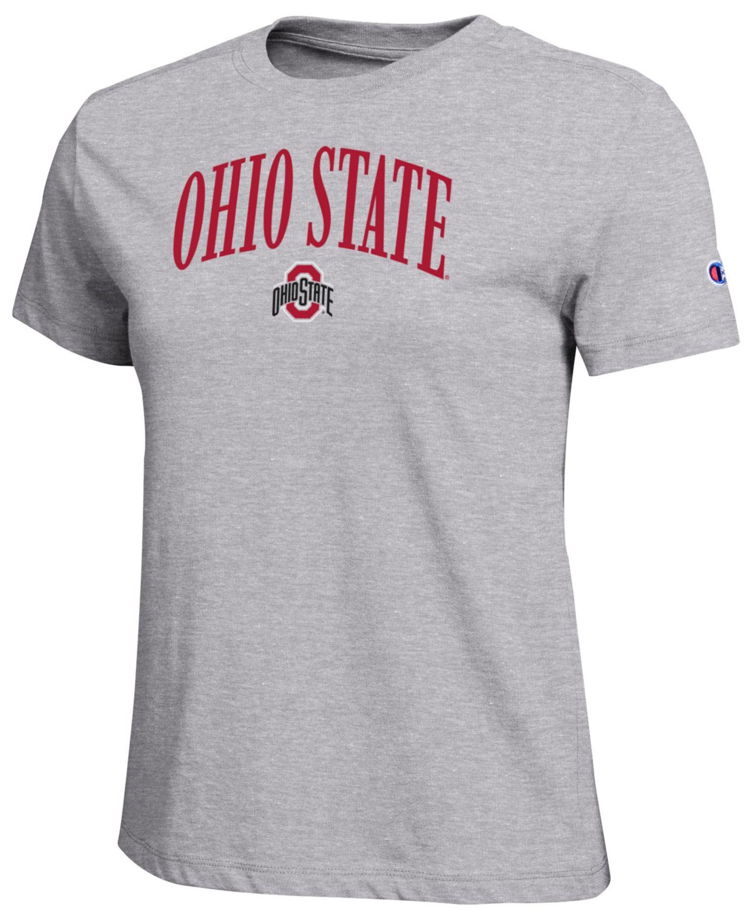 Champion Women's Ohio State Buckeyes Grey Core T-Shirt | Dick's