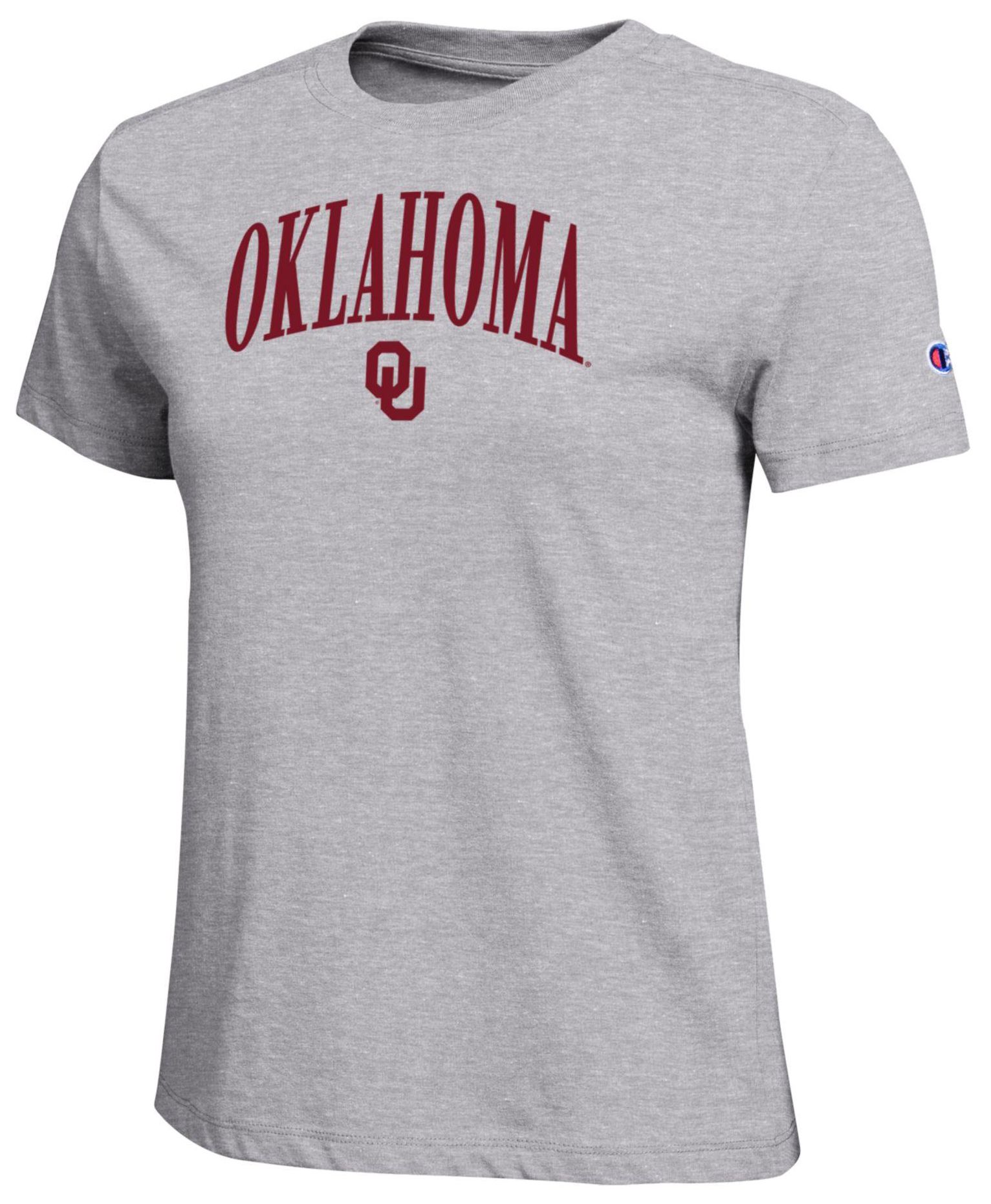 Champion Women's Oklahoma Sooners Grey Core T-Shirt | Dick's