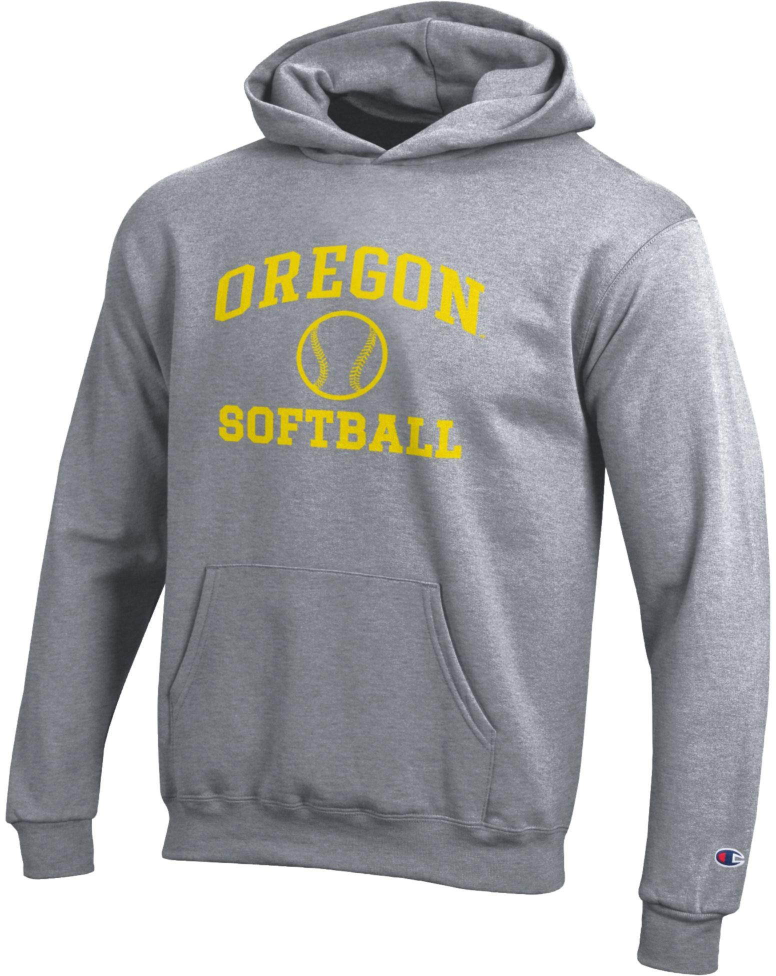 Champion Youth Oregon Ducks Eco Powerblend Softball Hoodie