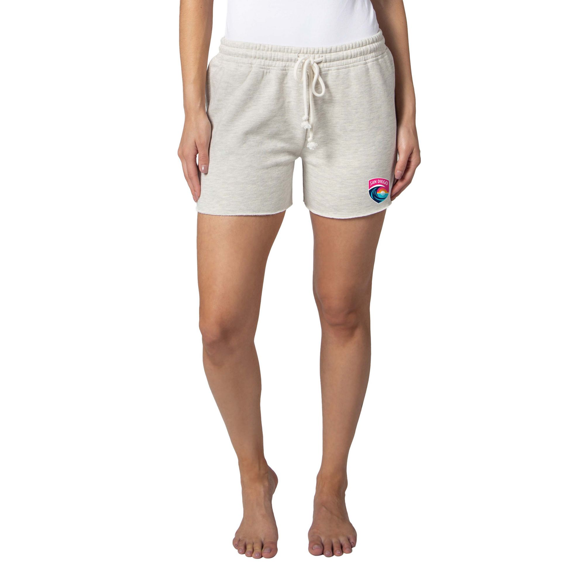 chicka-d Women's San Diego Wave FC Grey Crest Shorts | Dick's