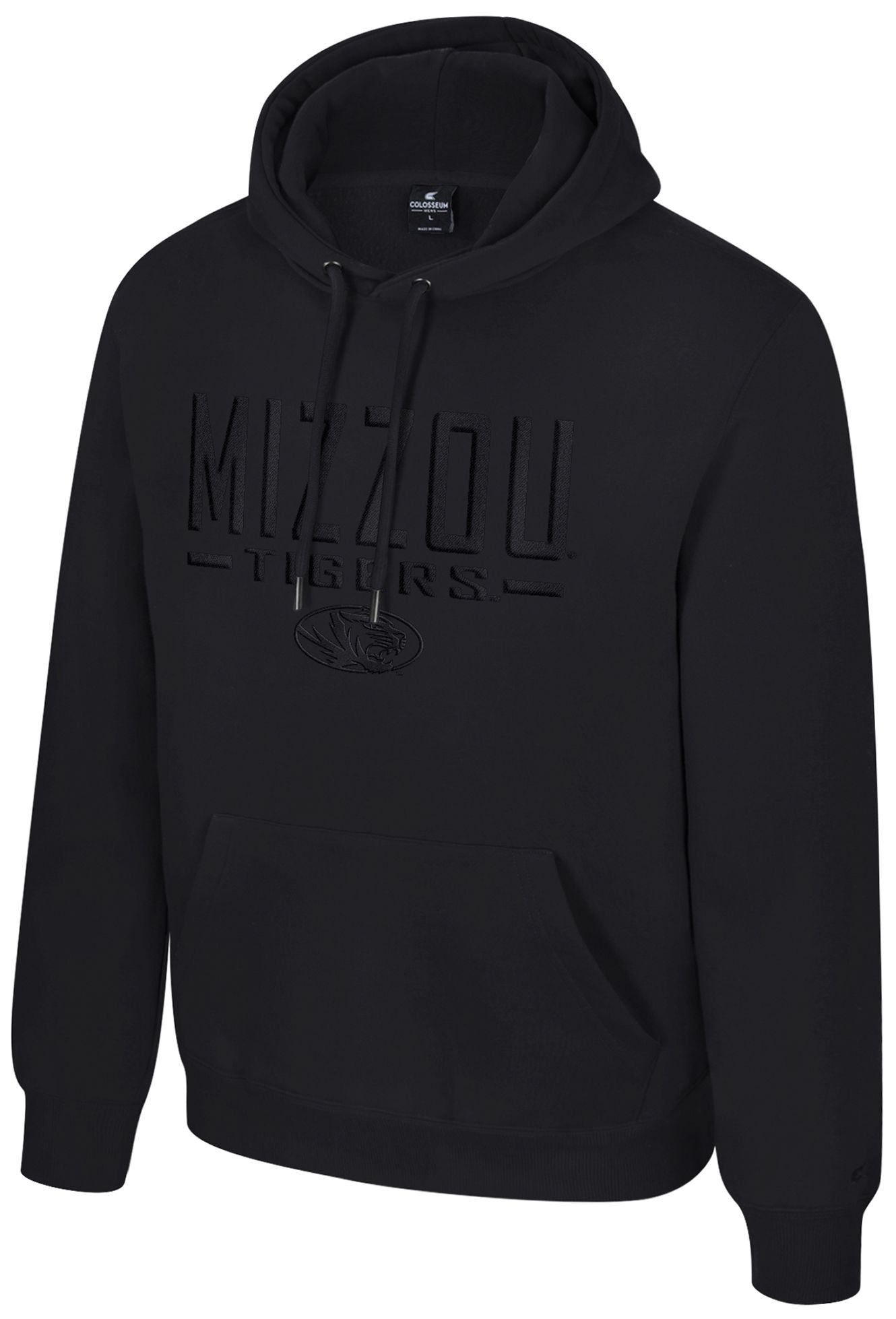 Colosseum Men's Missouri Tigers Black Mikey Tonal Hoodie | Dick's