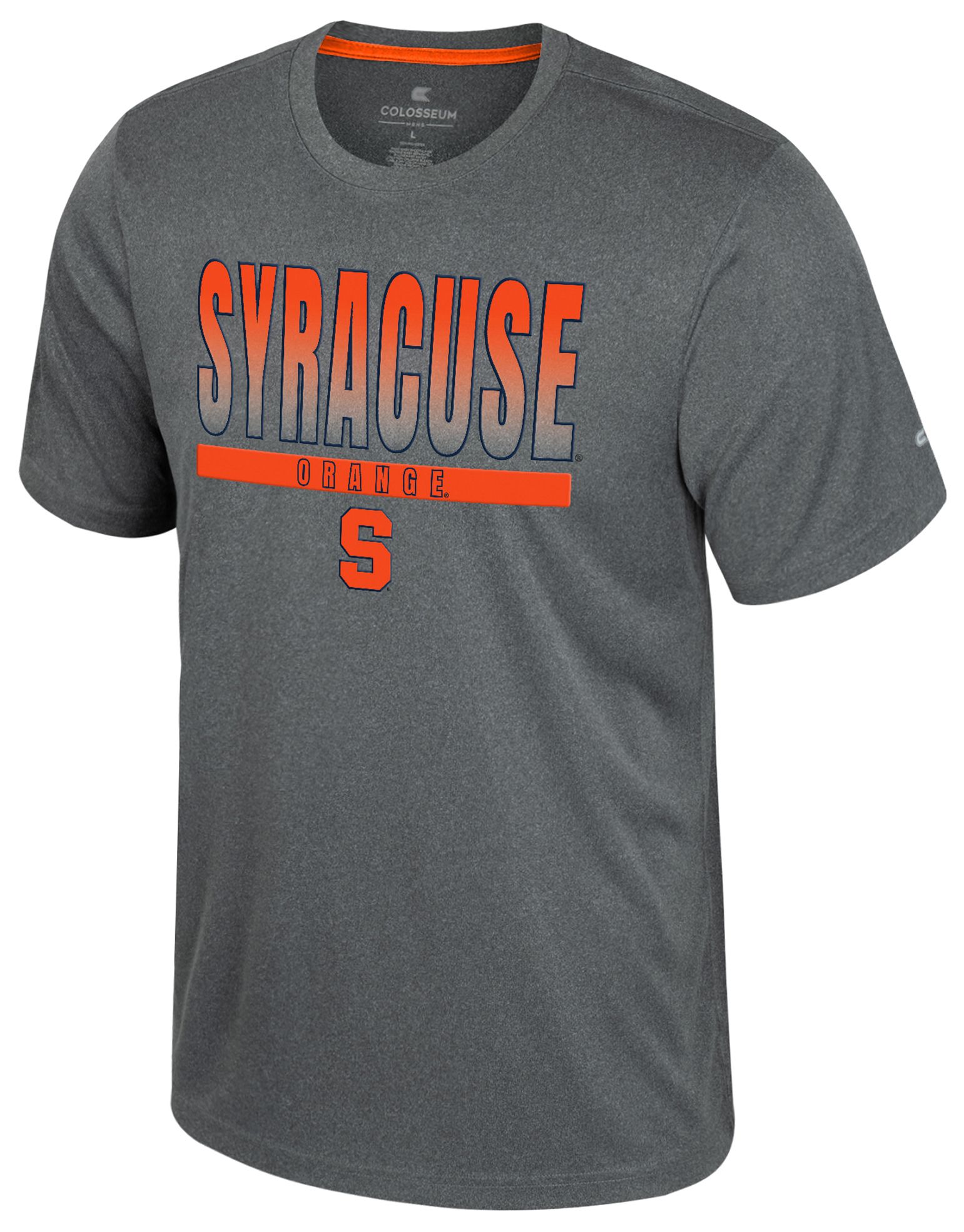 Colosseum Men's Syracuse Orange Heather Charcoal Maitre D T-Shirt