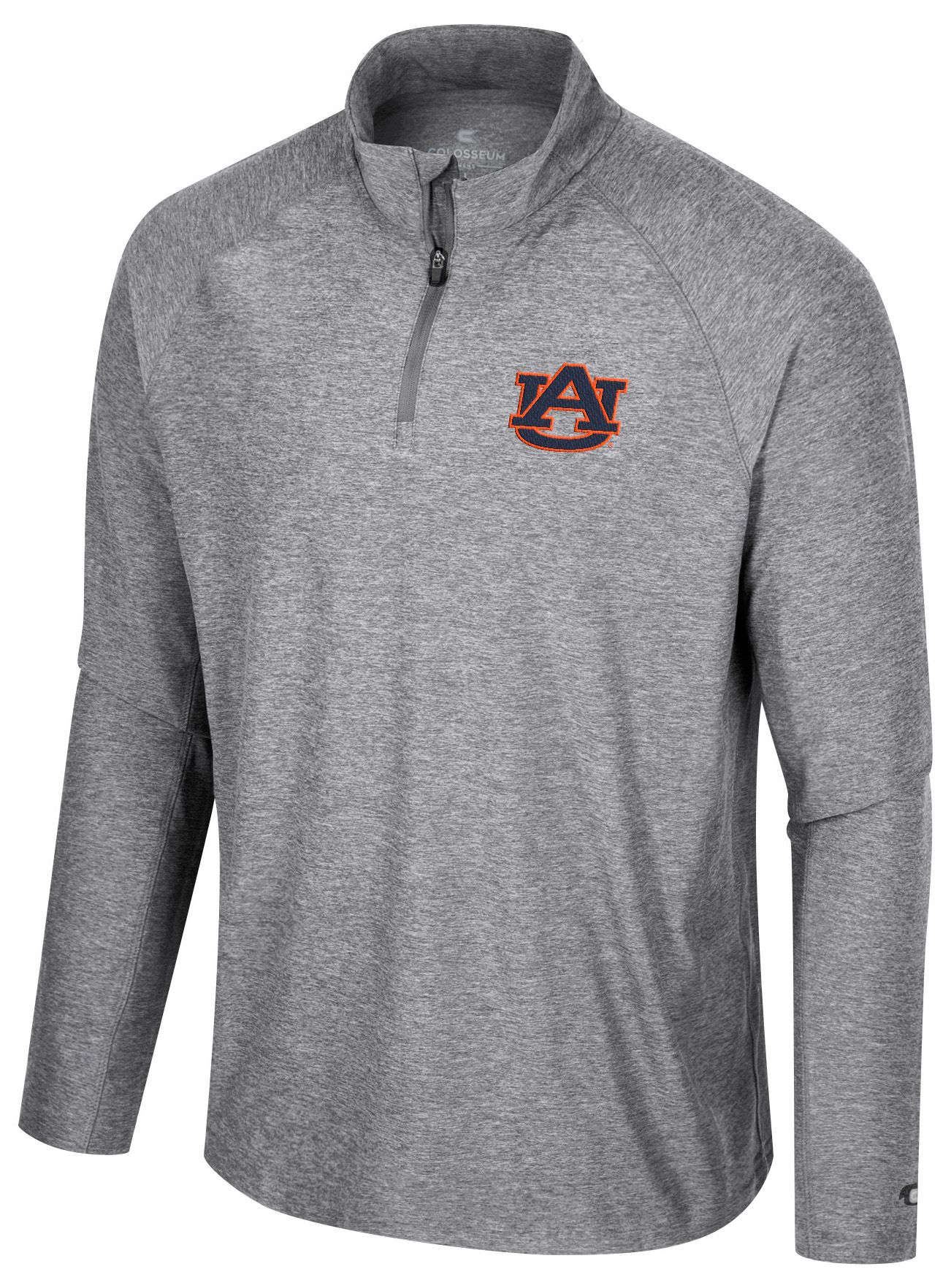 Colosseum Men's Auburn Tigers Gray 1/4 Zip Jacket | Dick's