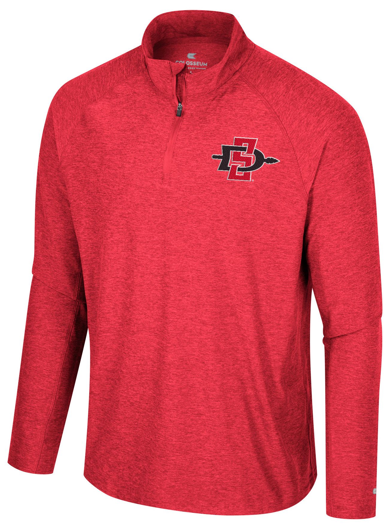 【完売品】muguet drost border tops red Colosseum Men's San Diego State Aztecs Red 1/4 Zip Jacket | Dick's