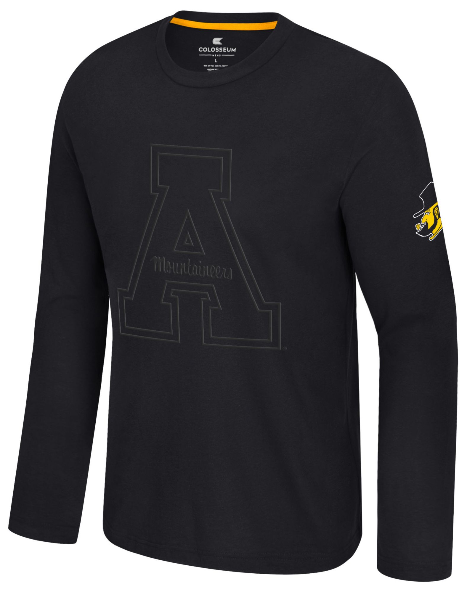 Colosseum Men's Appalachian State Mountaineers Black Richie Long