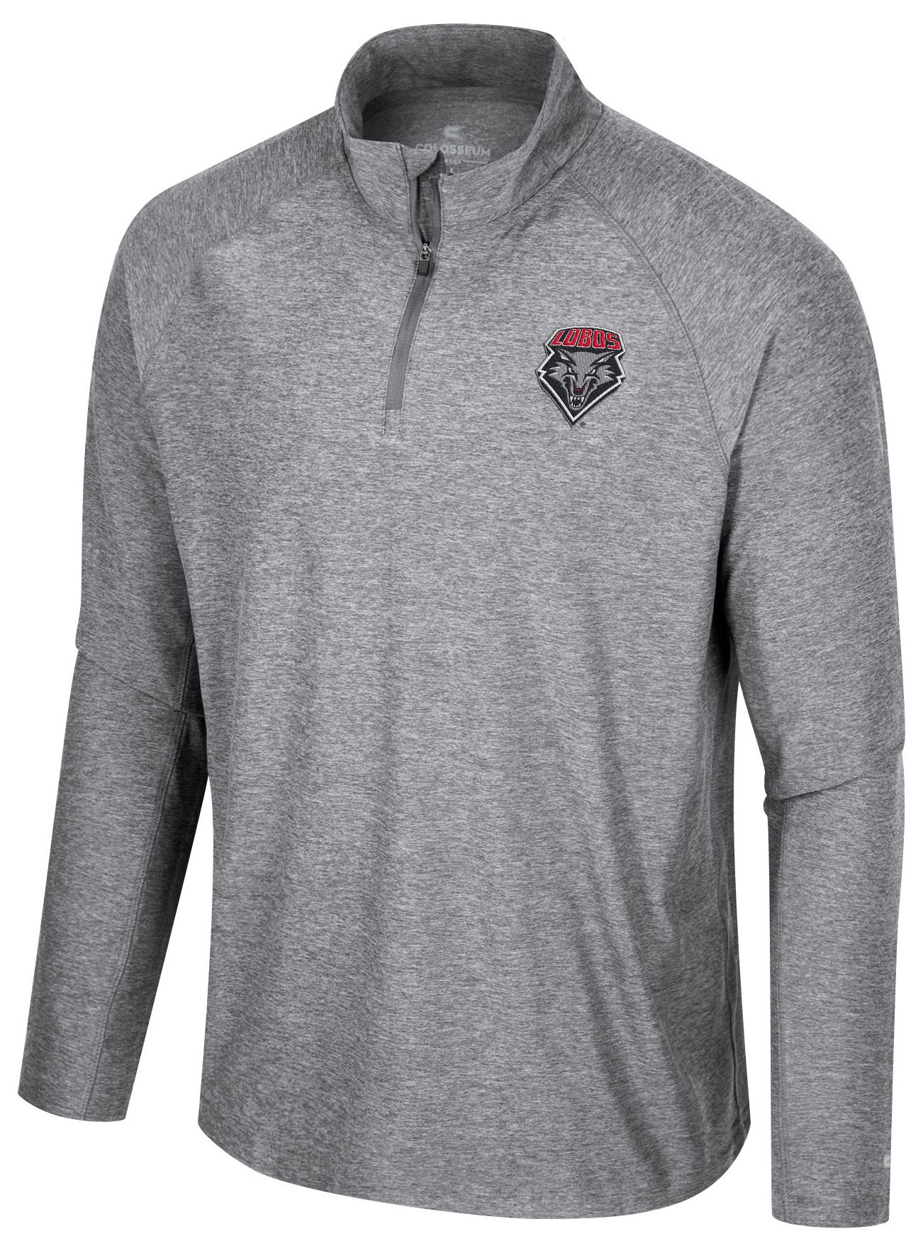 Colosseum Men's New Mexico Lobos Gray 1/4 Zip Jacket | Dick's