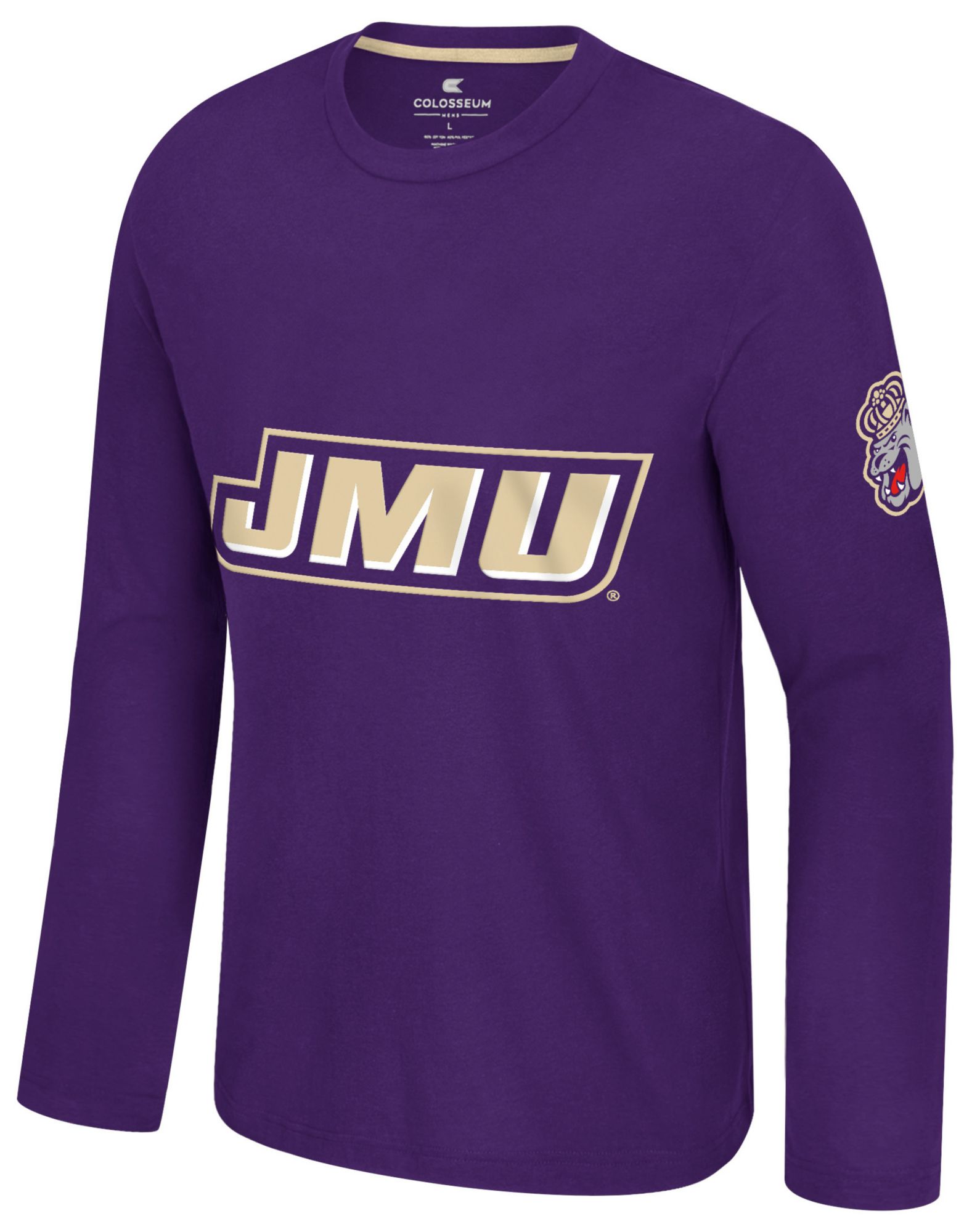 Colosseum Men's James Madison Dukes Purple Richie Long Sleeve
