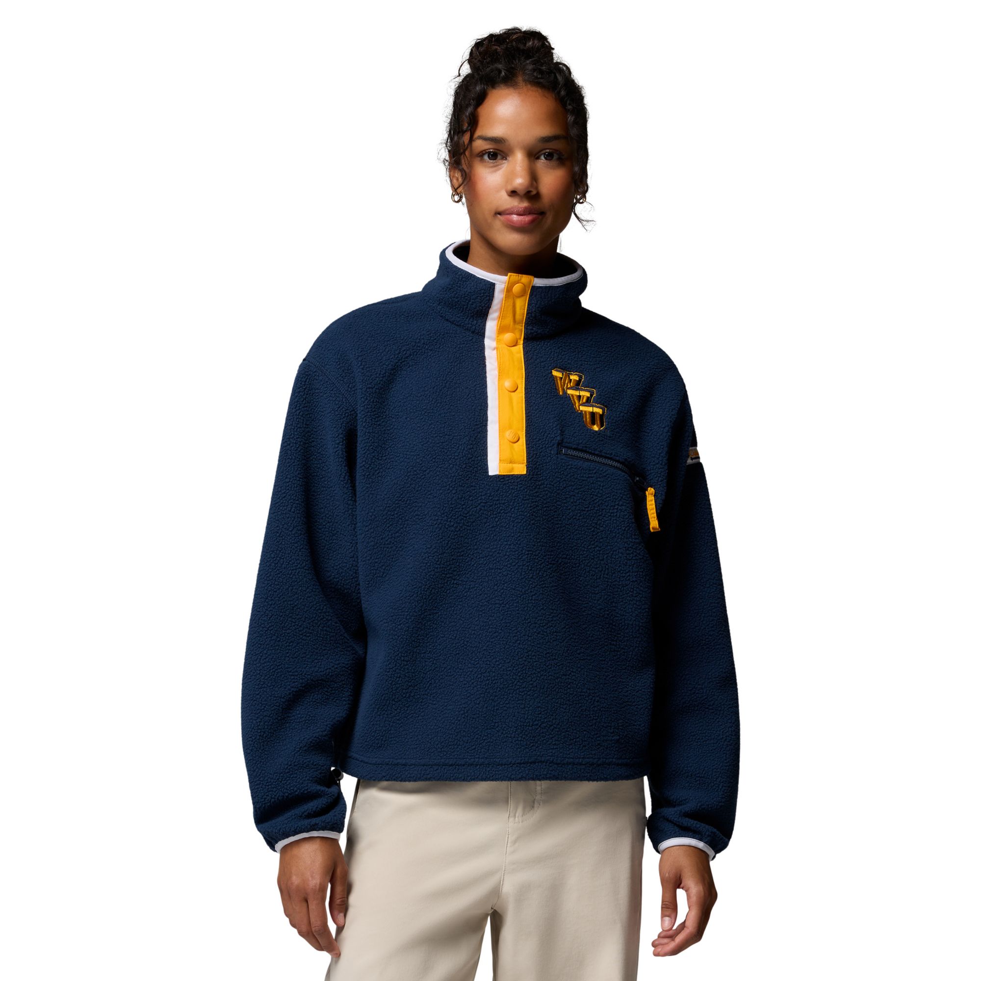 Columbia Women's West Virginia Mountaineers Helvetia Pullover
