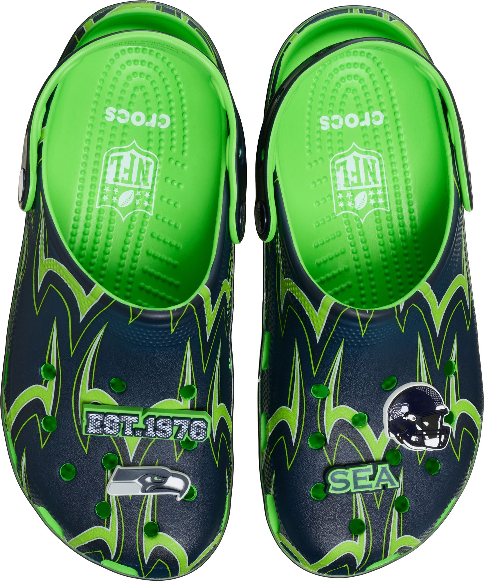 Crocs NFL Classic Seattle Seahawks Clogs | Dick's Sporting Goods