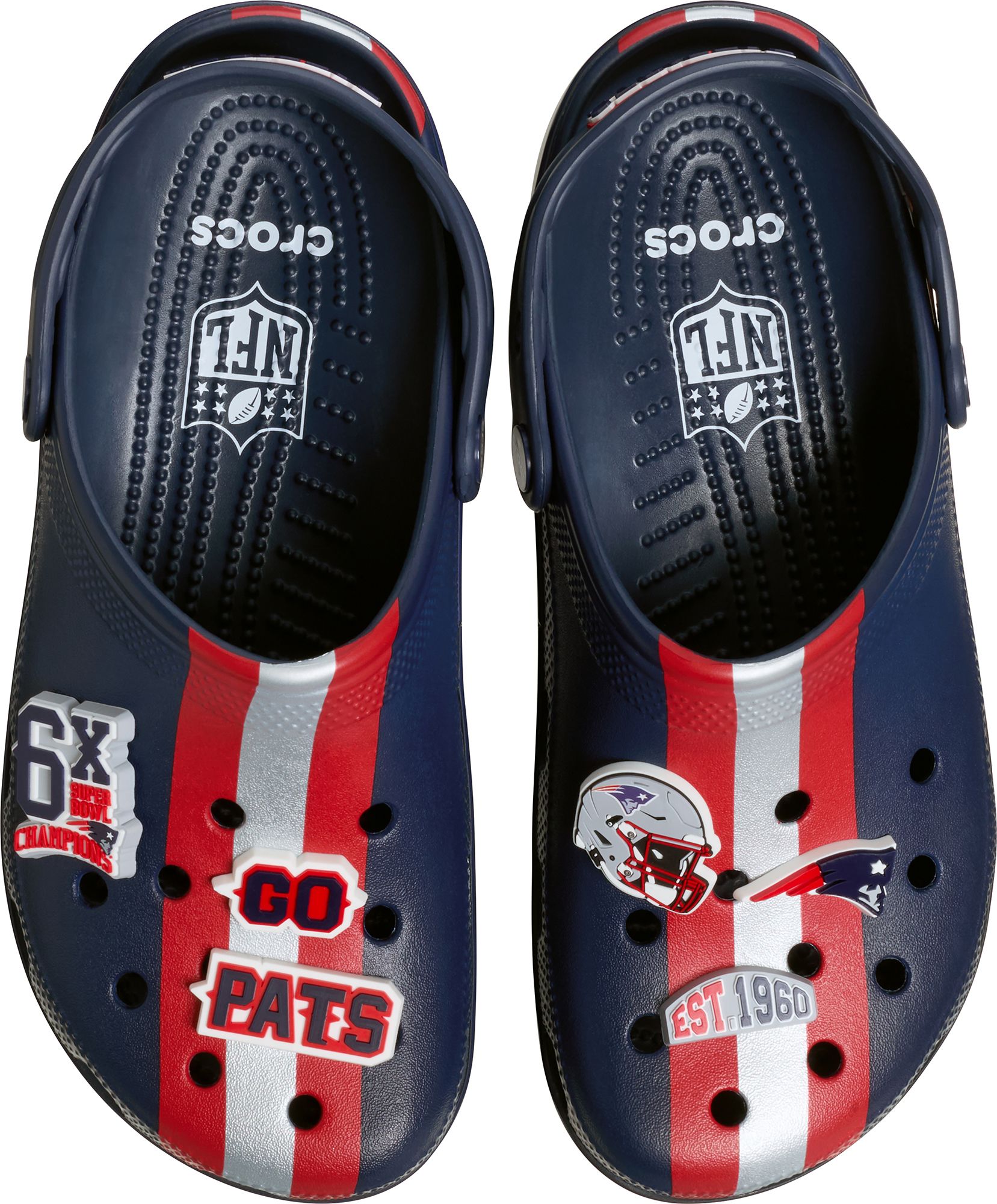 メンテナス…ホットWAX済 156cmHEAD靴26cm ポール付 Crocs NFL Classic New England Patriots Clogs | Dick's Sporting Goods