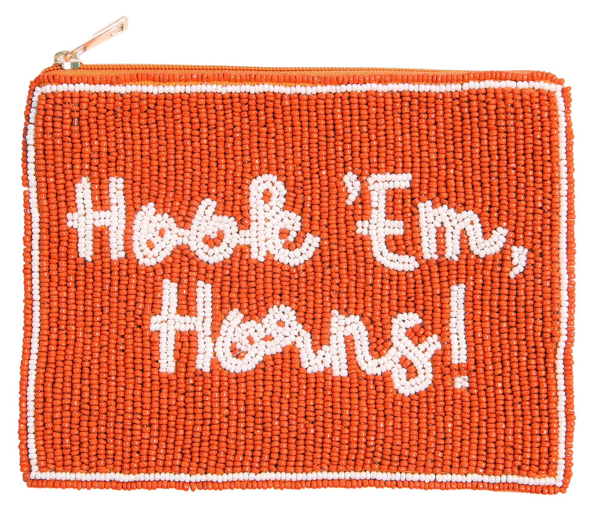 Desden Women's Texas Longhorns Burnt Orange Beaded Pouch | Dick's
