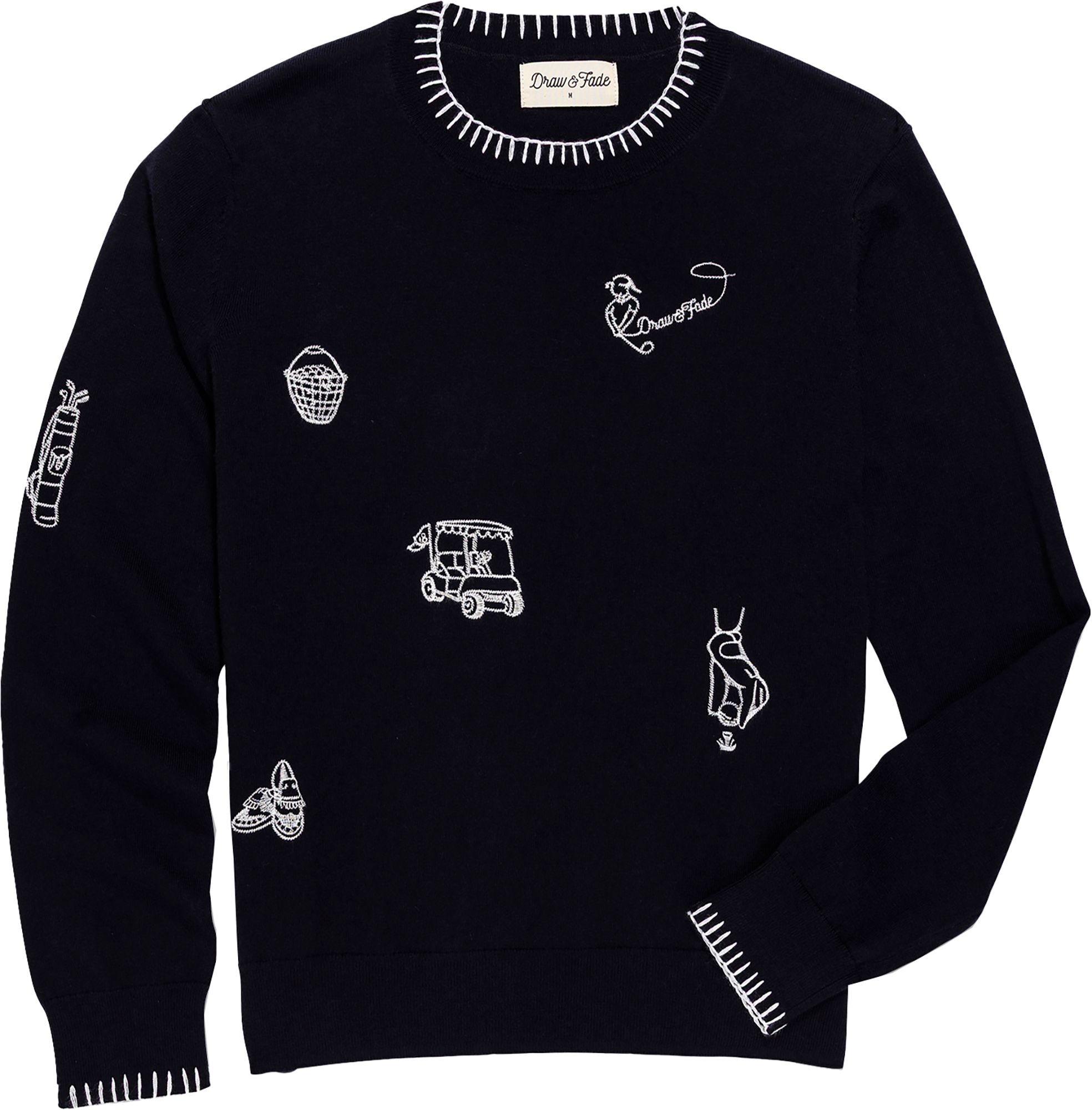 Draw & Fade Women's Golfing Crewneck Golf Sweater | Golf Galaxy