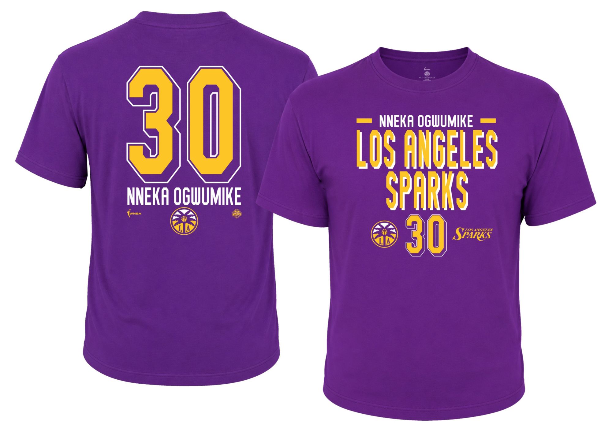 Dynasty Apparel Youth Los Angeles Sparks Nneka Ogwumike Purple
