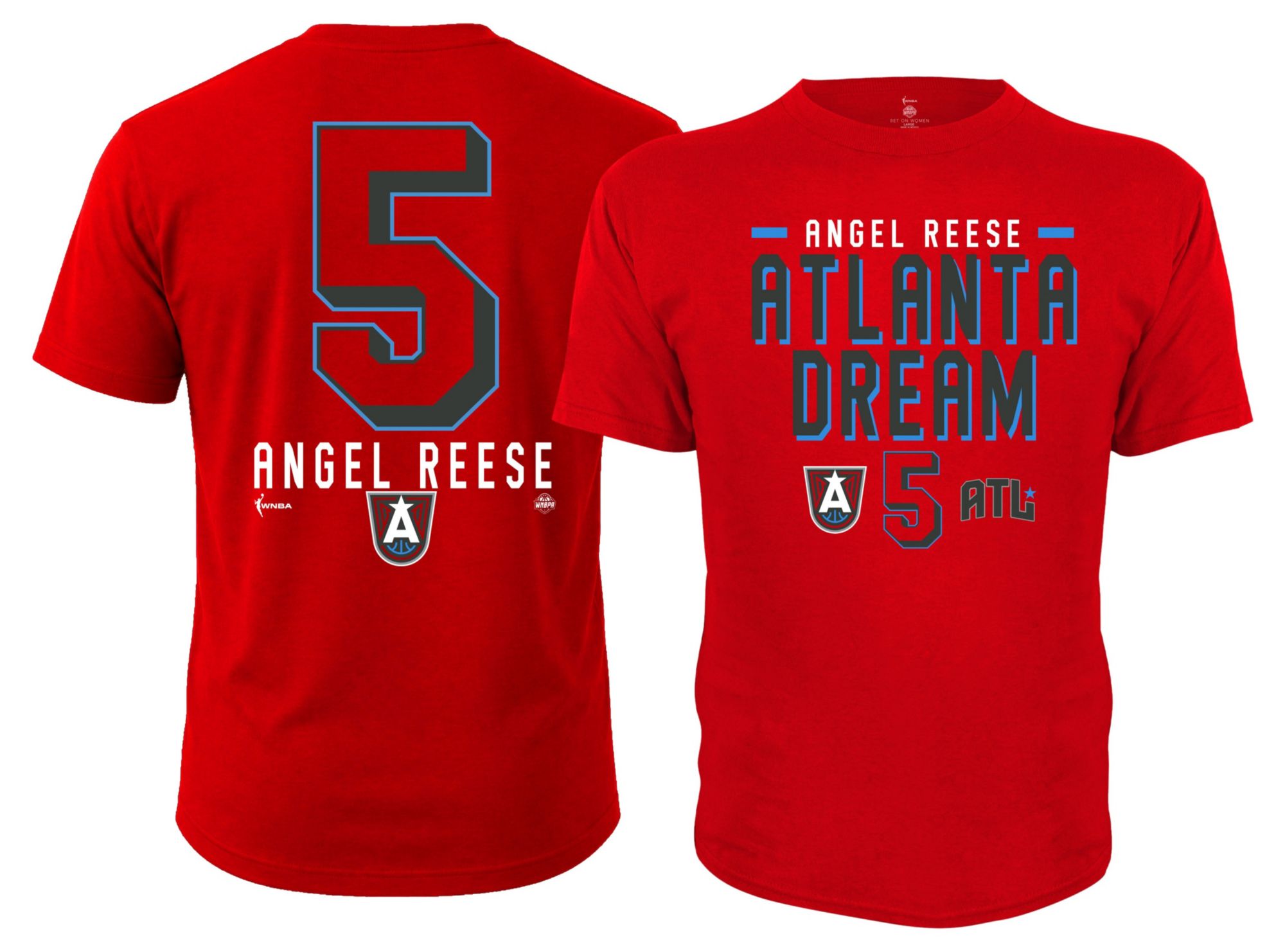 Dynasty Apparel Youth Atlanta Dream Angel Reese Red Explorer T