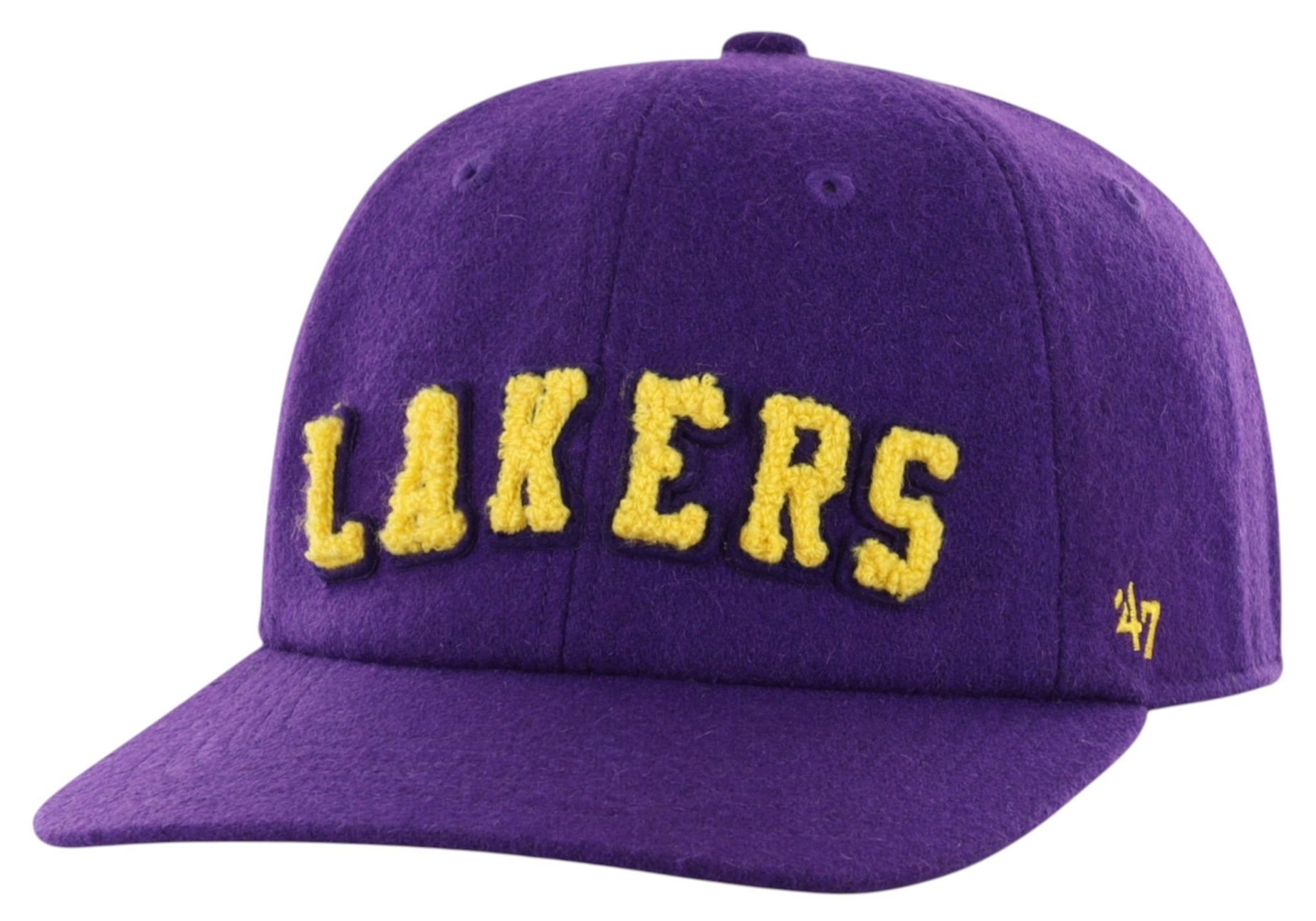 Faherty Adult Los Angeles Lakers Flat Brim Clean Up Hat | Dick's