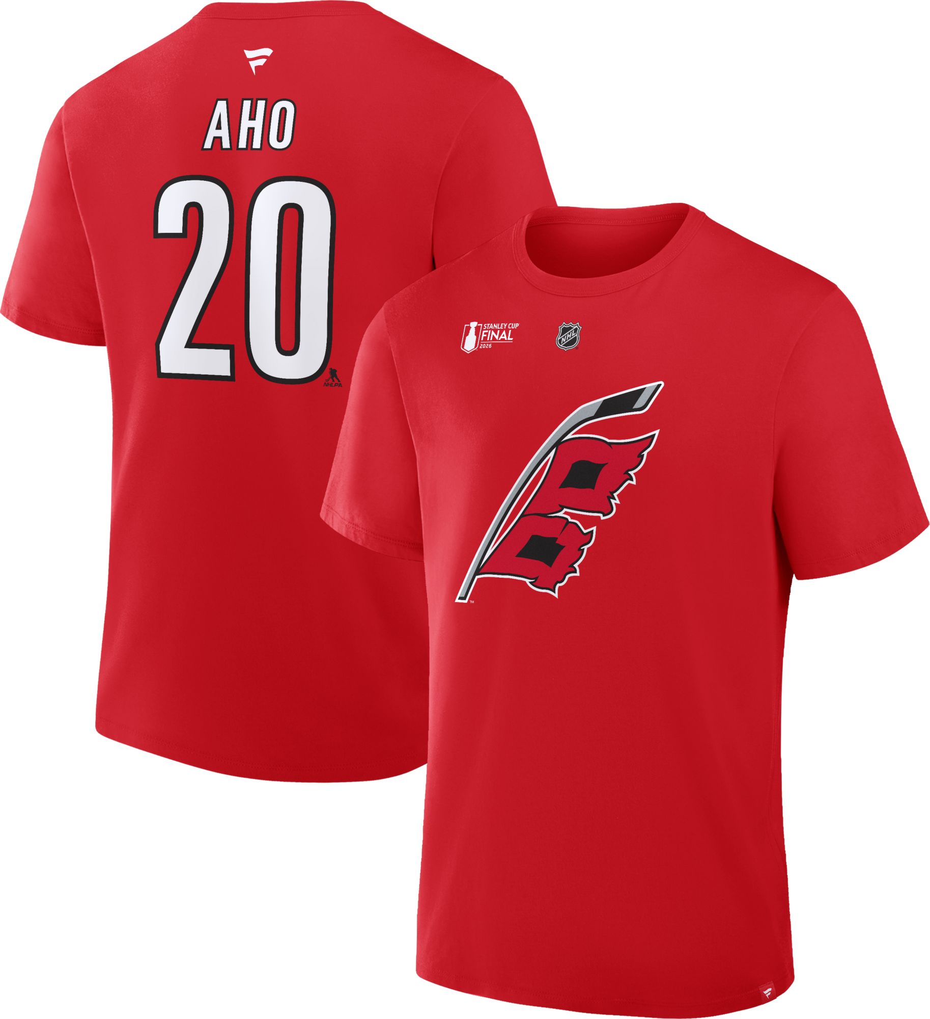 NHL Adult Carolina Hurricanes Sebastian Aho #20 2026 Stanley Cup