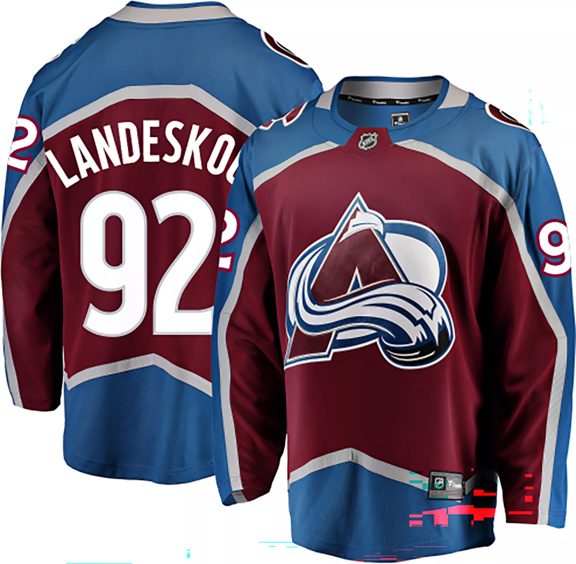 NHL Men's Colorado Avalanche Maroon Gabriel Landeskog #92 Home Breakaway Jersey