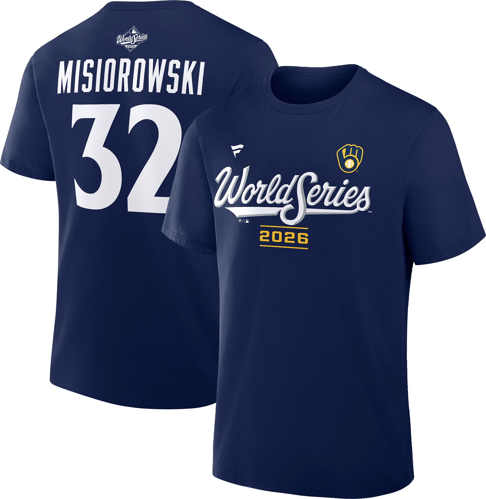 MLB Men's Milwaukee Brewers Jacob Misiorowski 2026 World Series