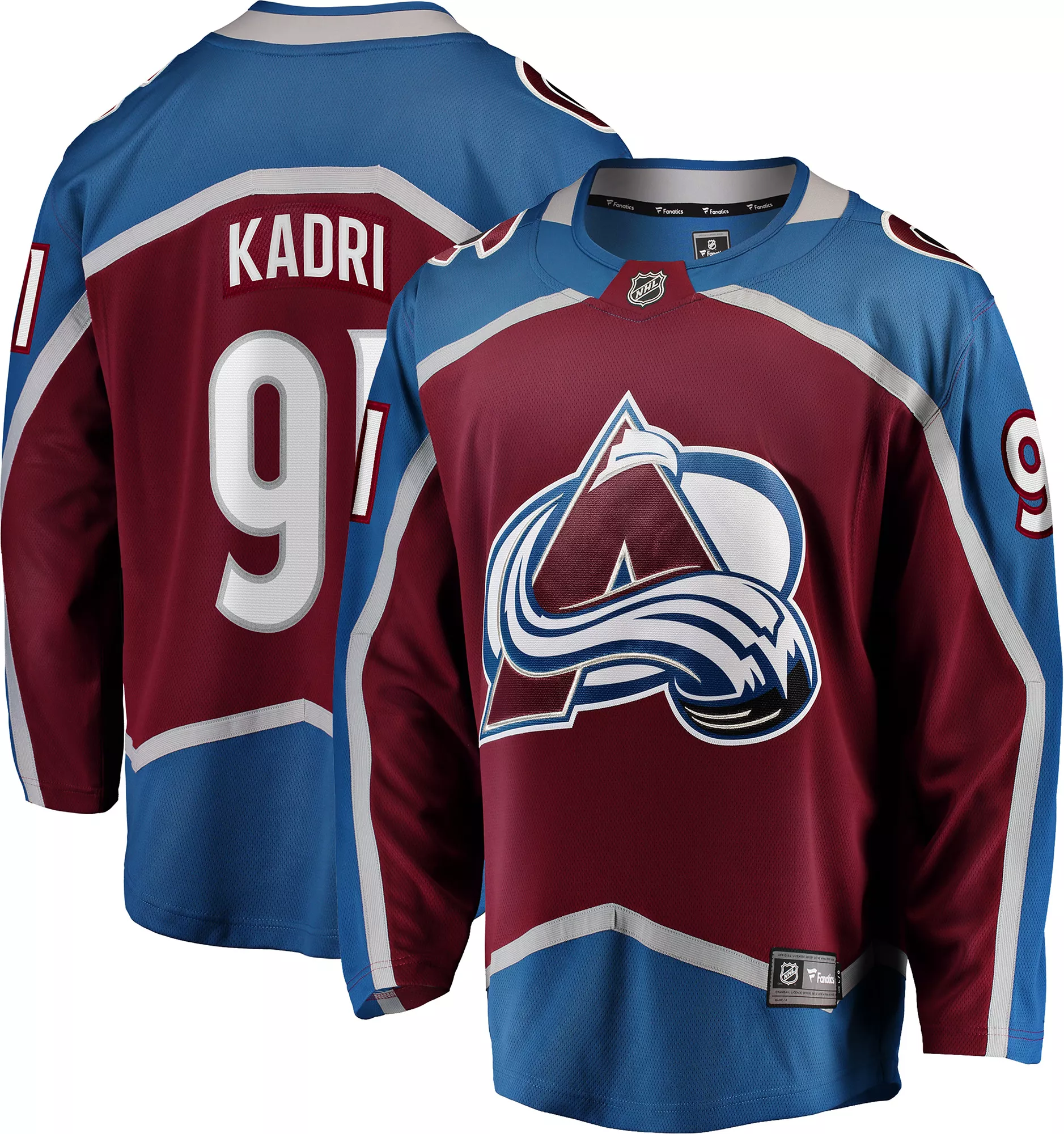 NHL Men's Colorado Avalanche Maroon Nazem Kadri #91 Home Breakaway Jersey