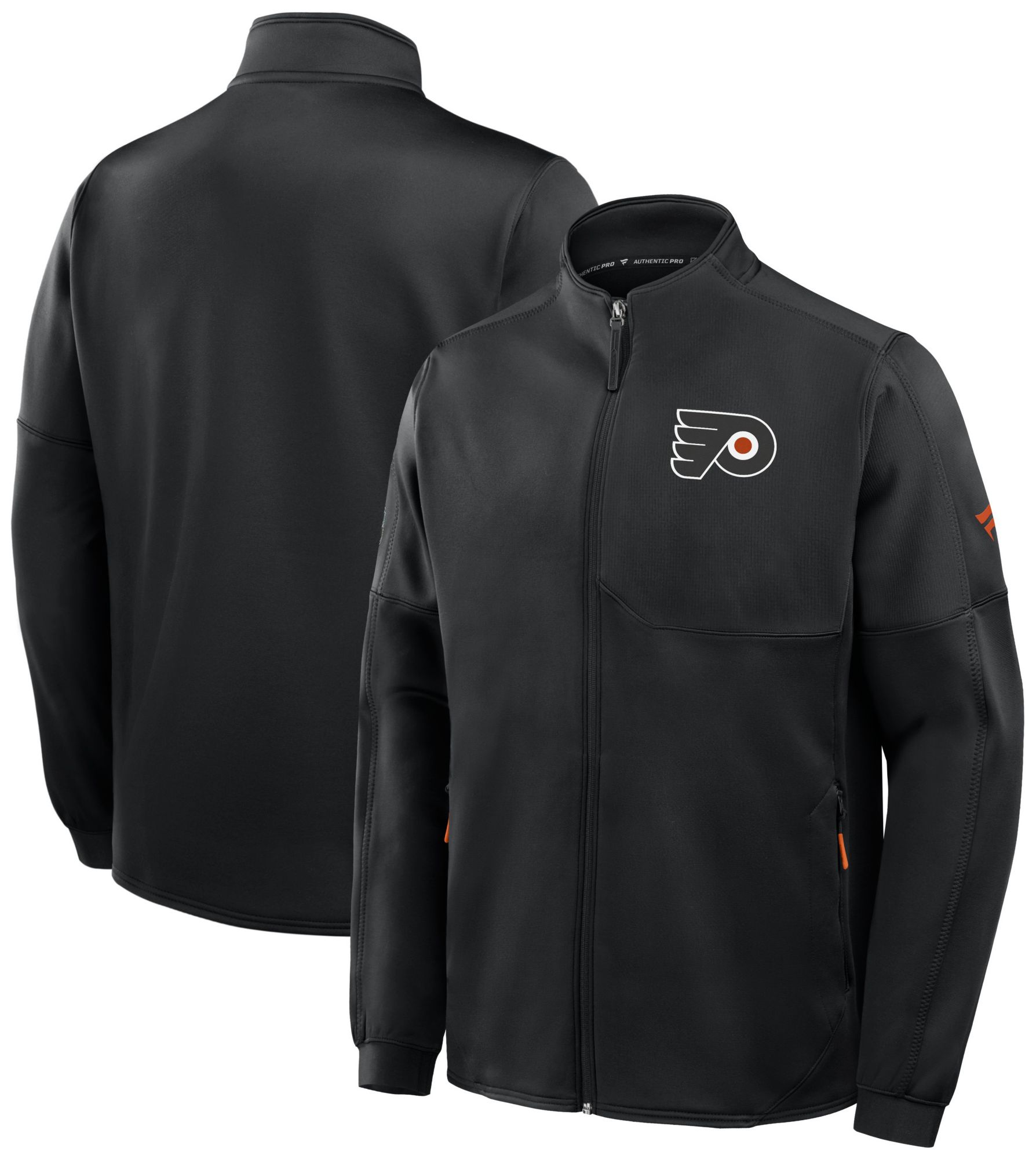 NHL Philadelphia Flyers レザー ジャケット NHL Philadelphia Flyers Authentic Pro Rink Poly Jacket | Dick's