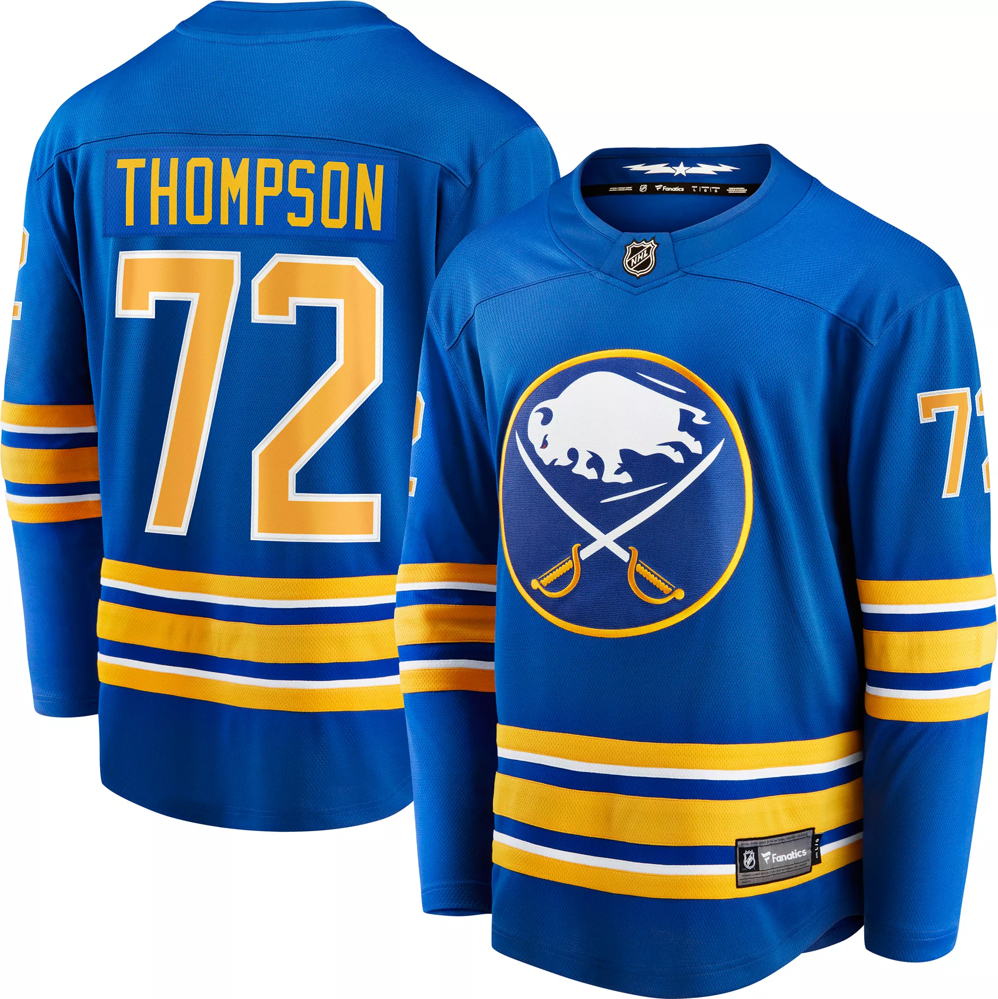 NHL Men's Buffalo Sabres Blue Tage Thompson #72 Home Replica Jersey