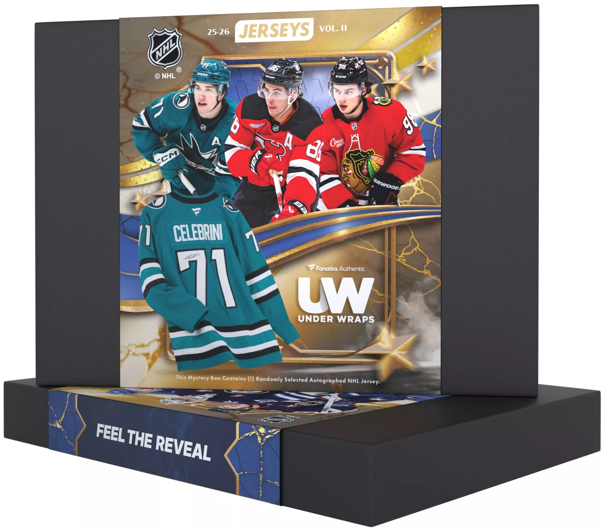 NHL 2025-26 Under Wraps Autographed Jersey Volume 2