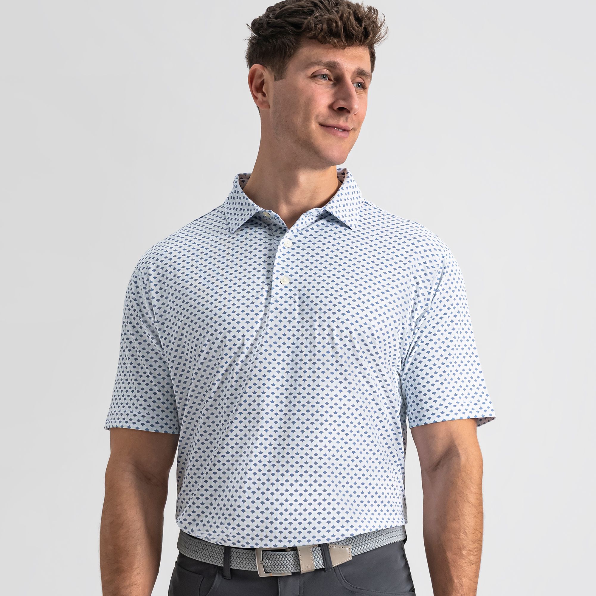 FootJoy Men's Ginko Geo Golf Polo | Golf Galaxy