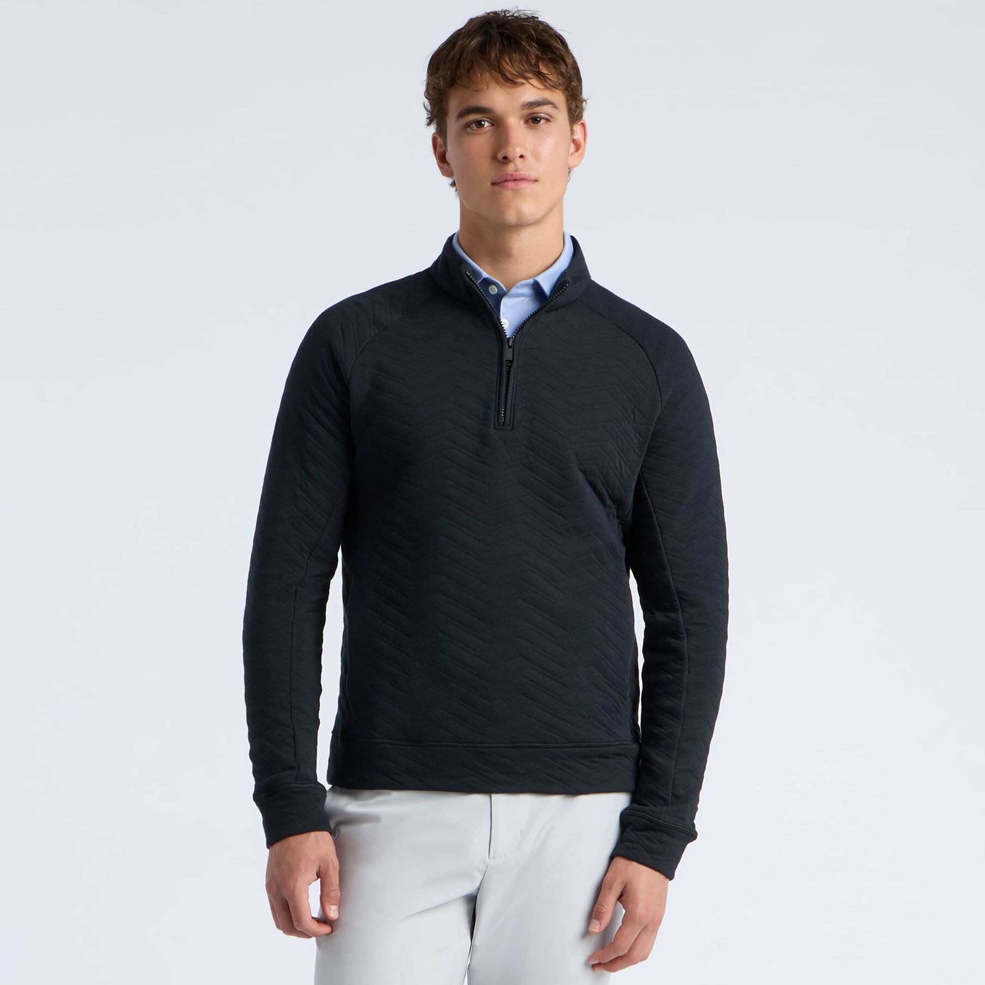 G/FORE Men's Dunes Cotton Quilted ¼ Zip Golf Pullover | Golf Galaxy