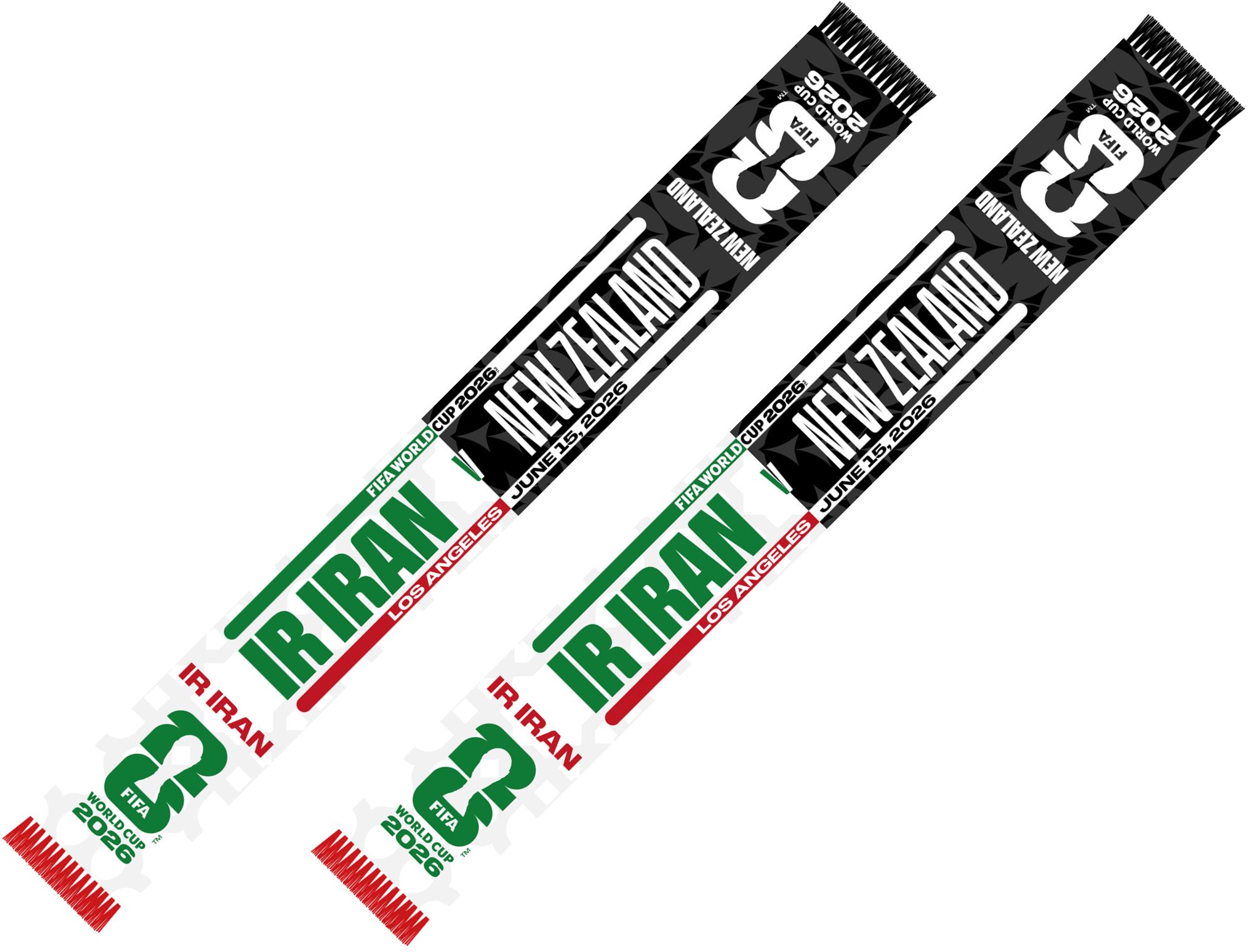 Global Scarves Ir Iran VS New Zealand 2026 FIFA World Cup Matchup