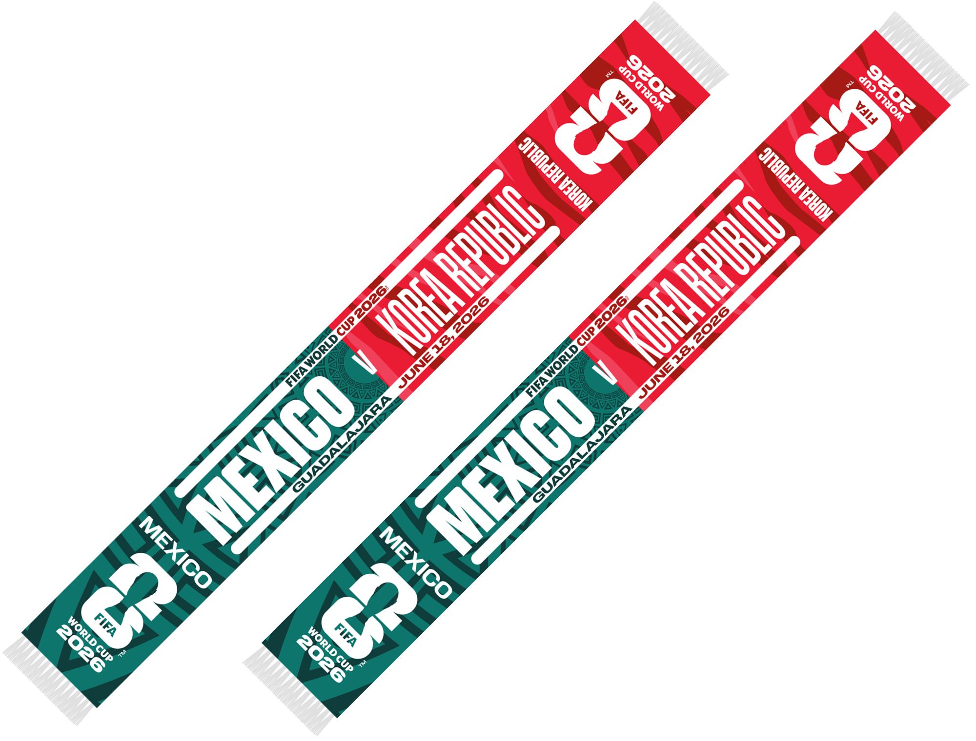 Global Scarves Mexico VS Korea Republic 2026 FIFA World Cup