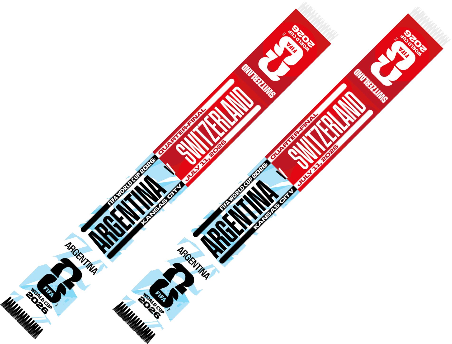 Global Scarves Argentina VS Switzerland 2026 FIFA World Cup